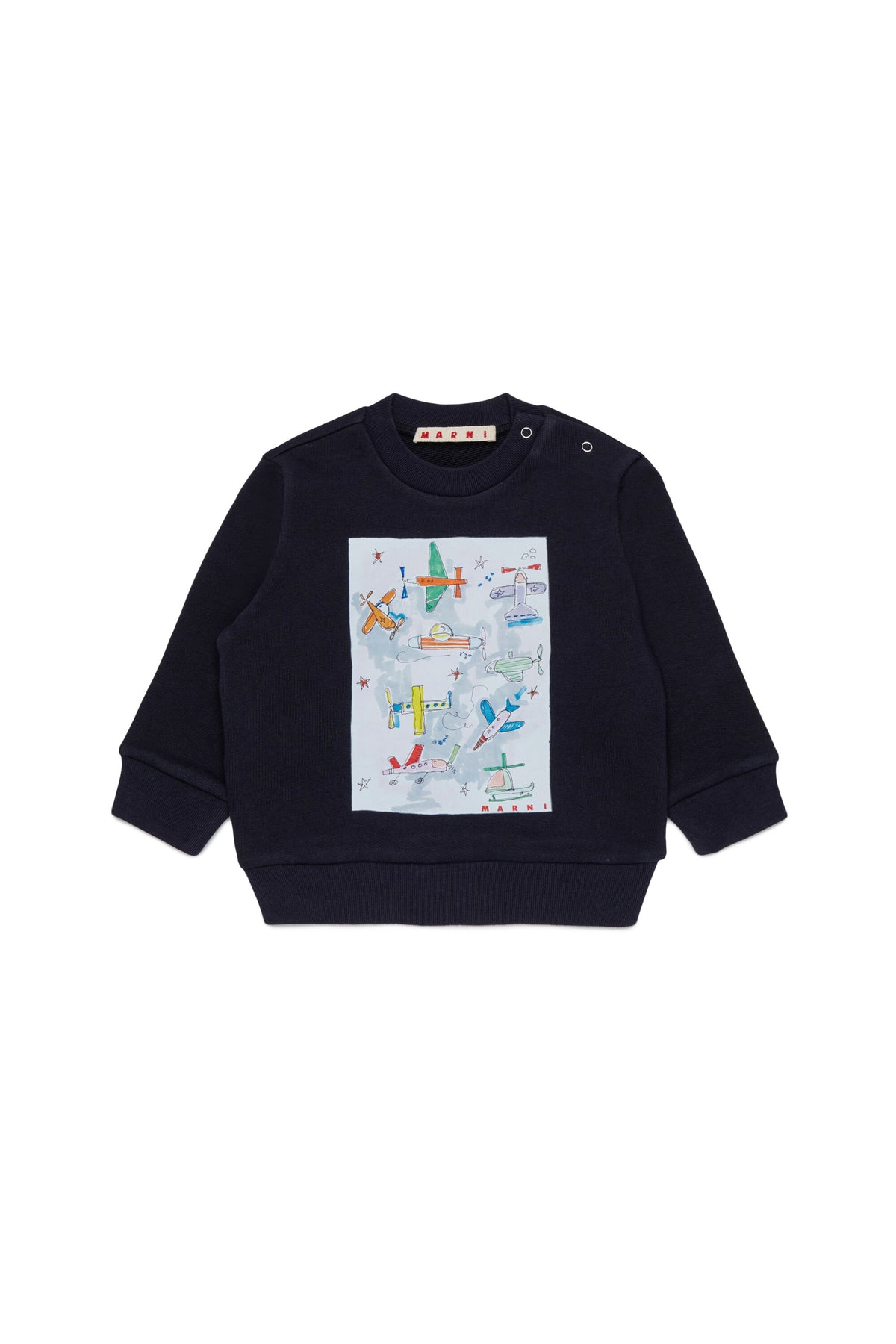 Sweatshirt mit Rundhalsausschnitt und Logo
