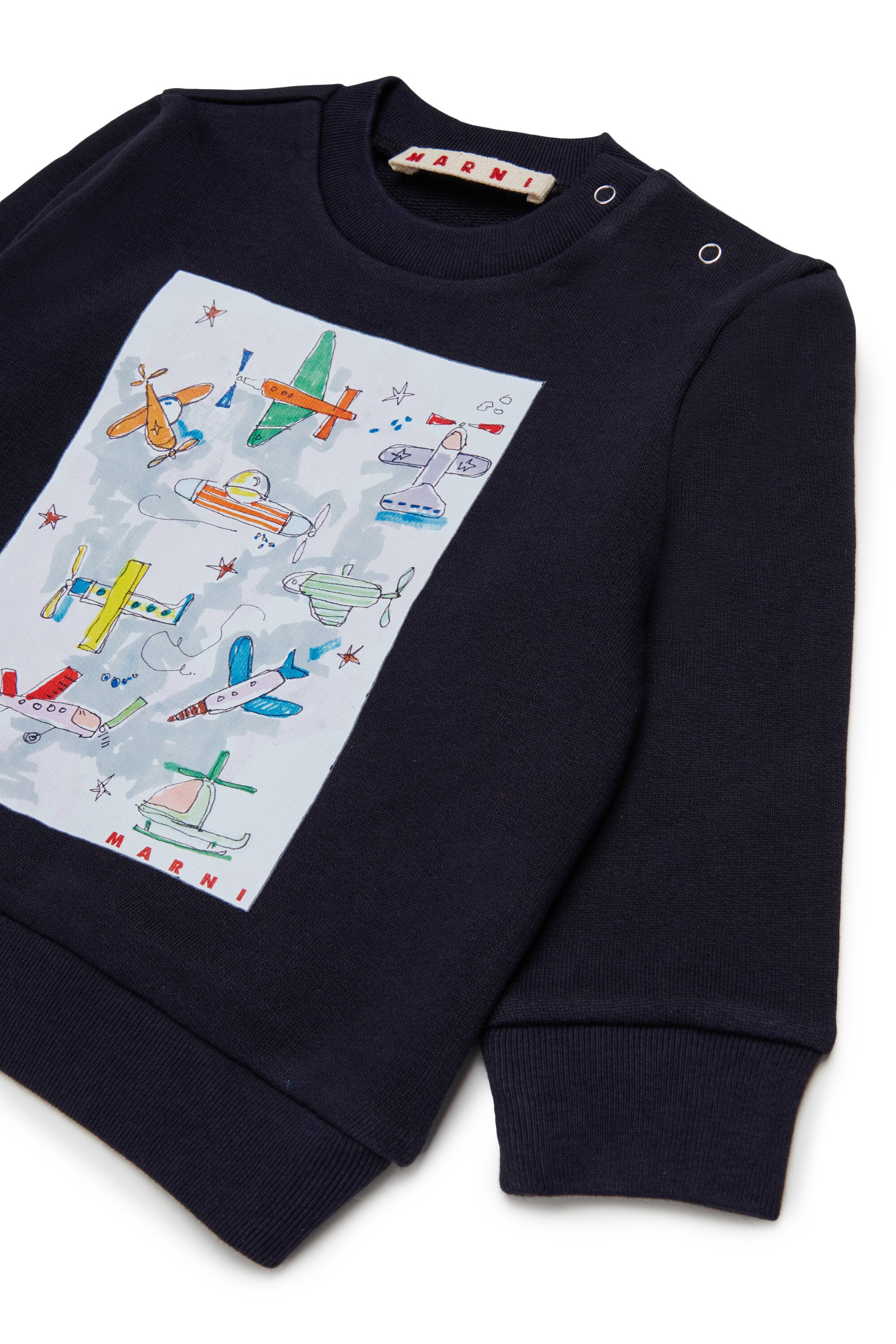 Sweatshirt mit Rundhalsausschnitt und Logo