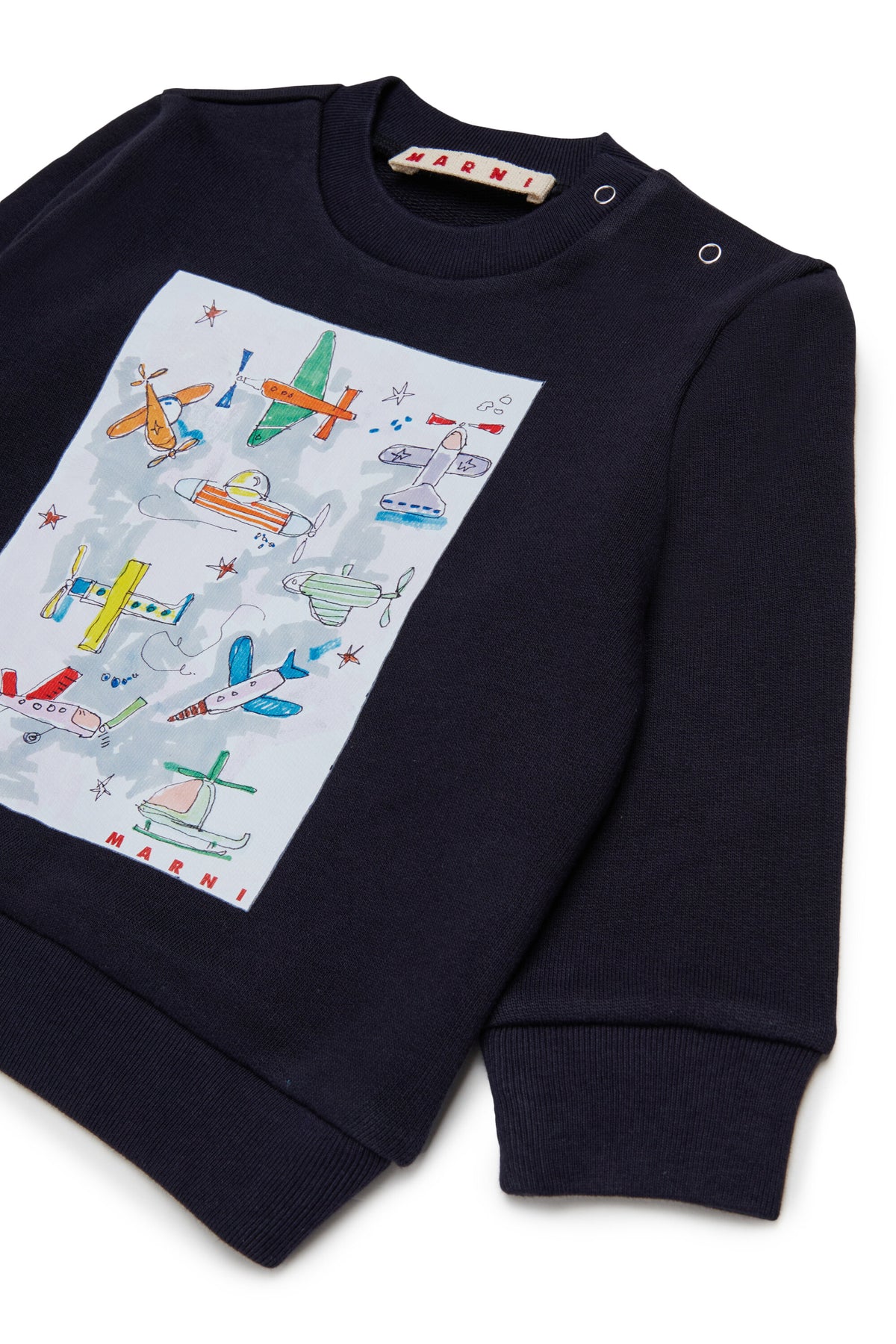 Sweatshirt mit Rundhalsausschnitt und Logo