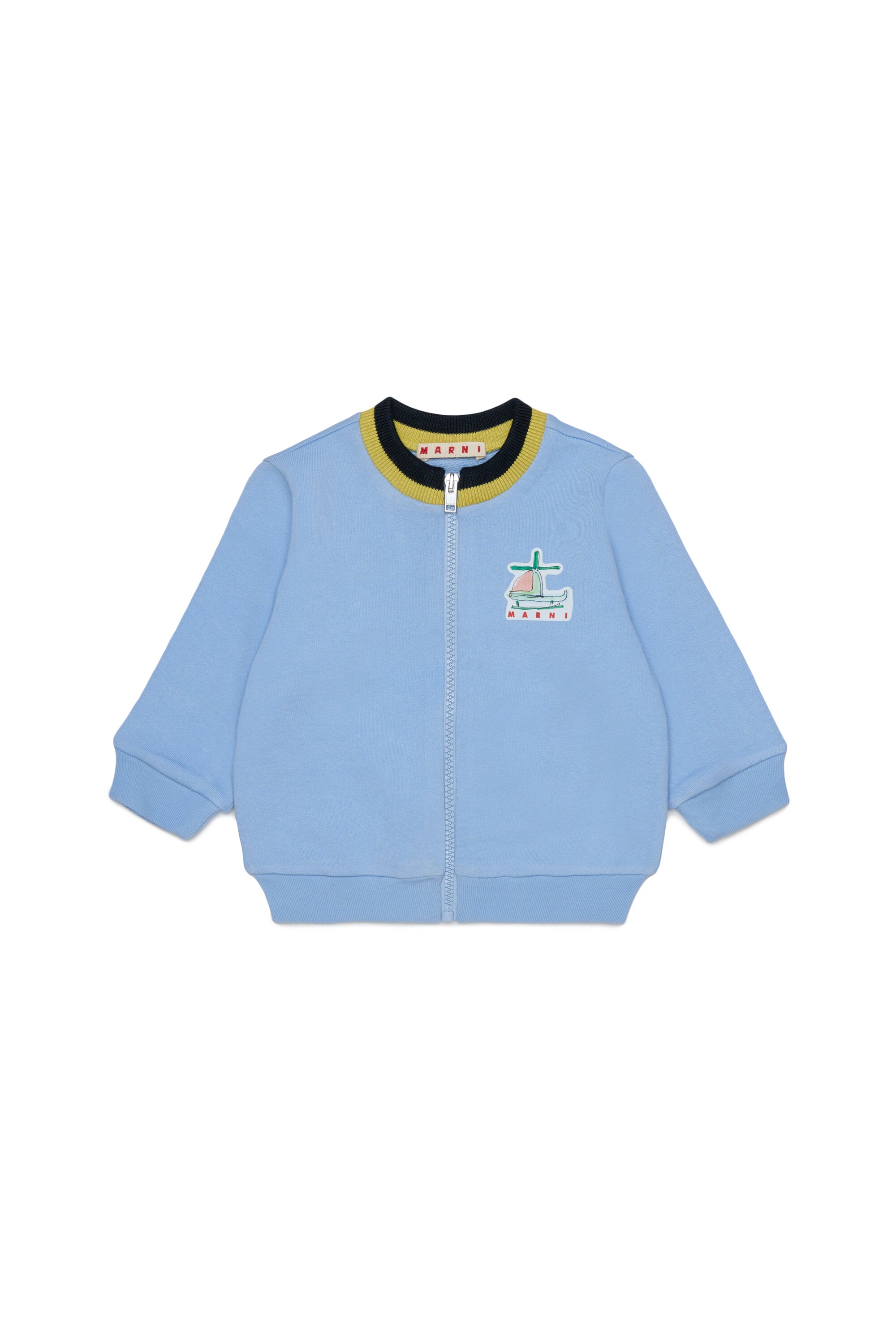 Sweat zippé avec logo