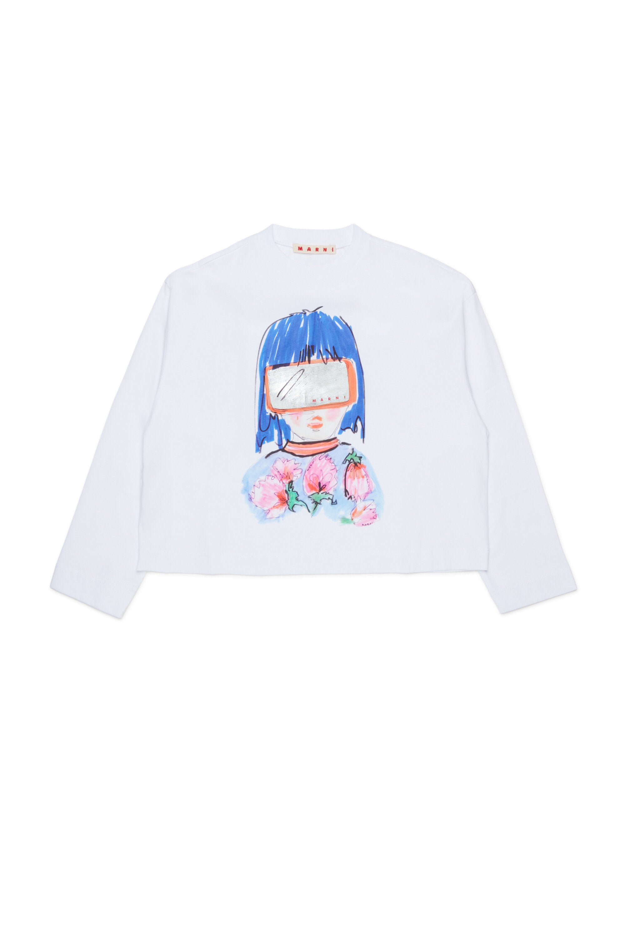 Long-sleeve T-shirt with print