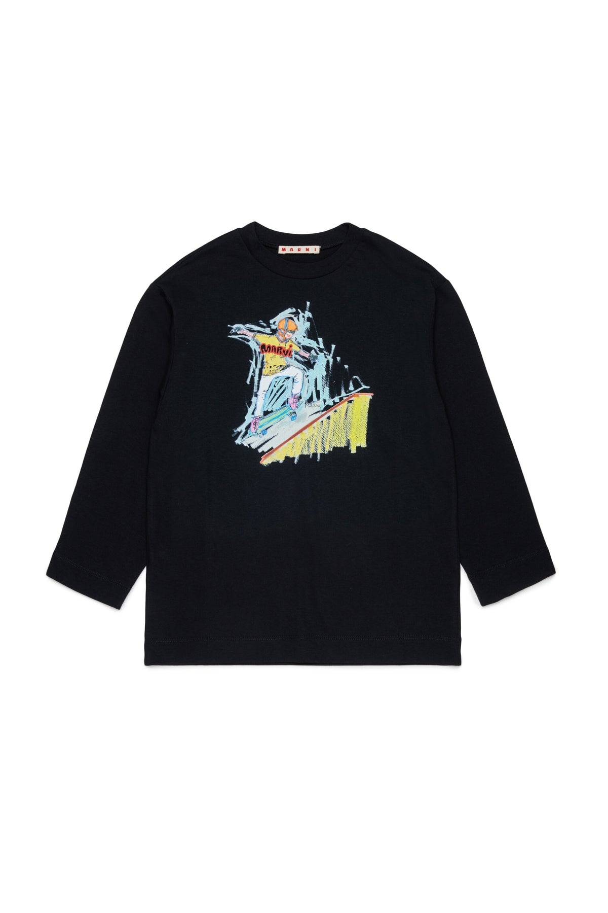 Camiseta de manga larga con logo