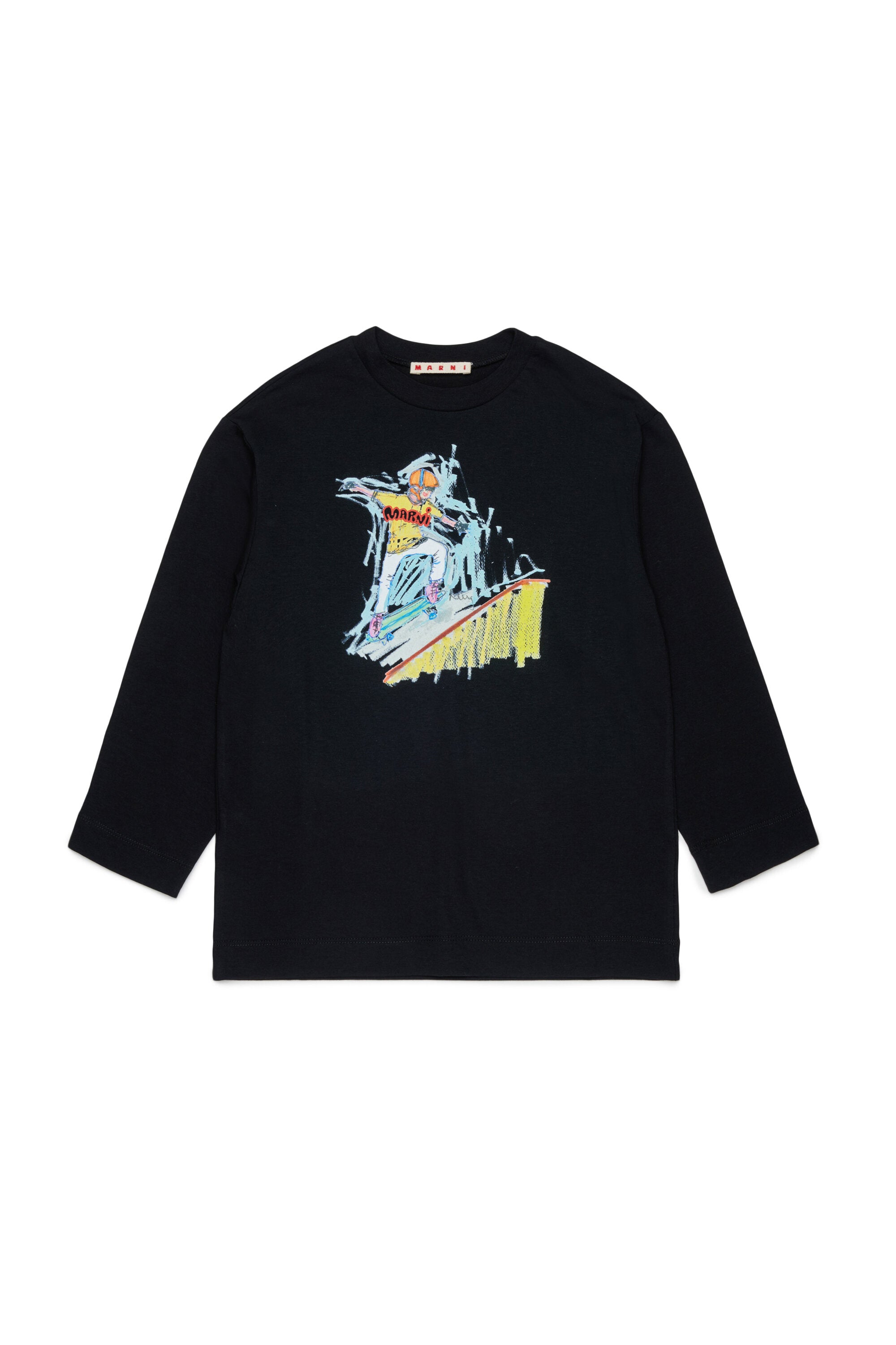 Long-sleeve T-shirt with logo
