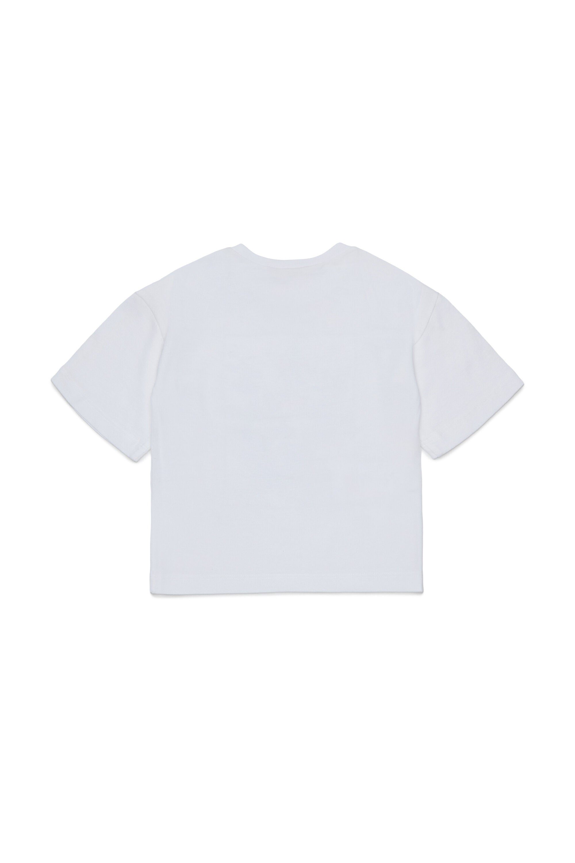 T-shirt con stampa aeroplani e logo