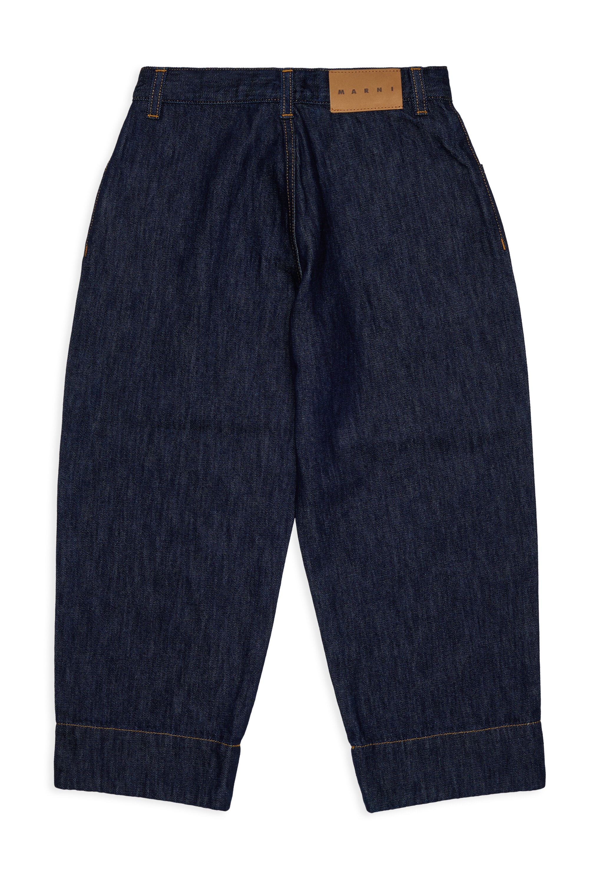 Jeans coupe décontractée en denim foncé