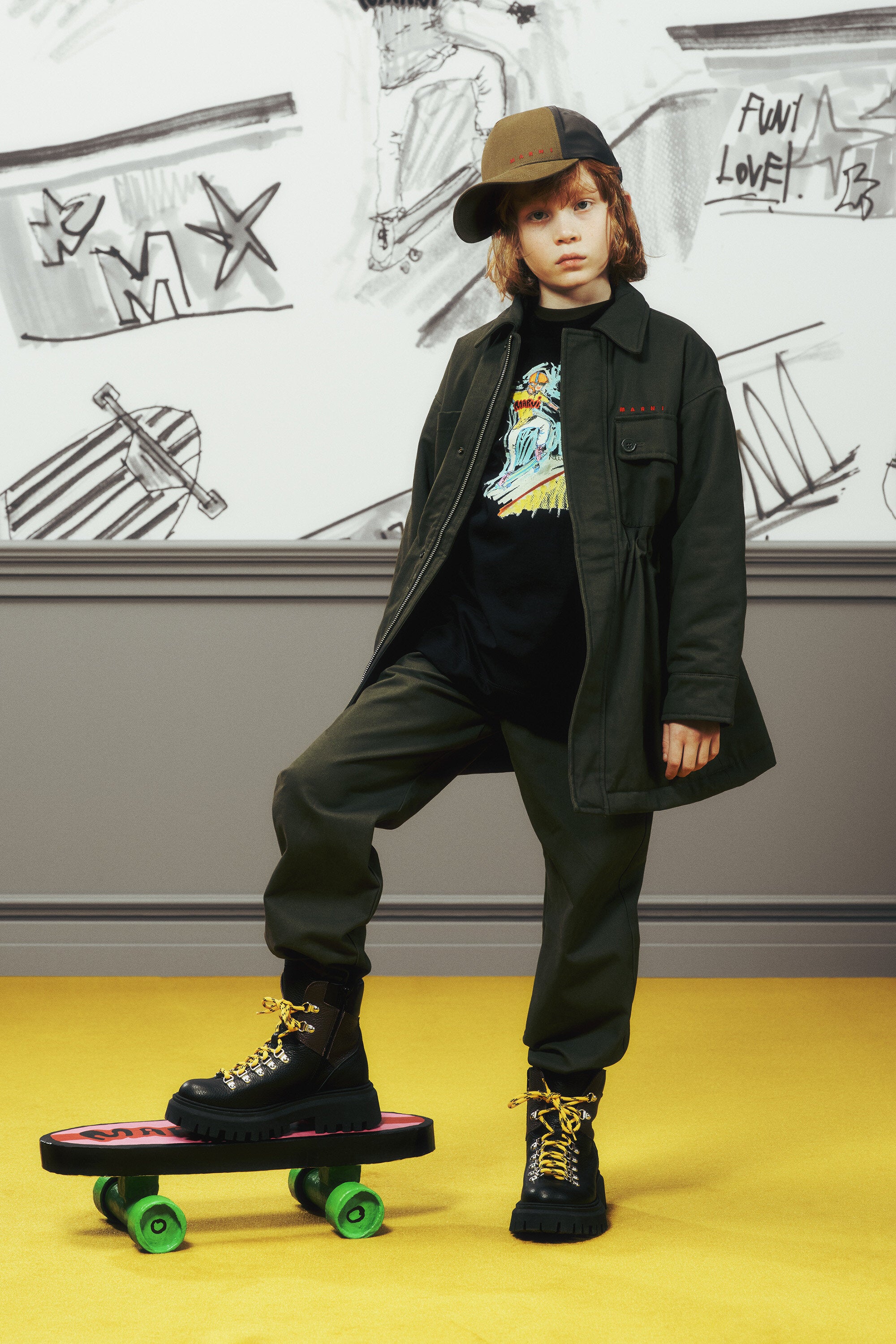 Chino pants with logo