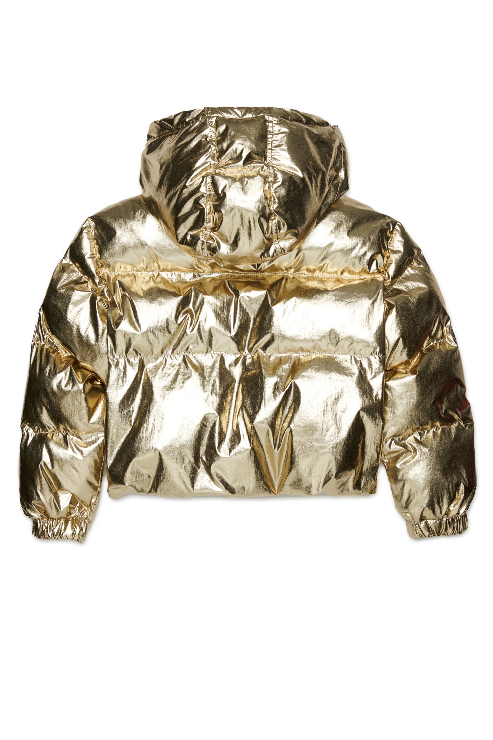Chaqueta acolchada con logo estampado