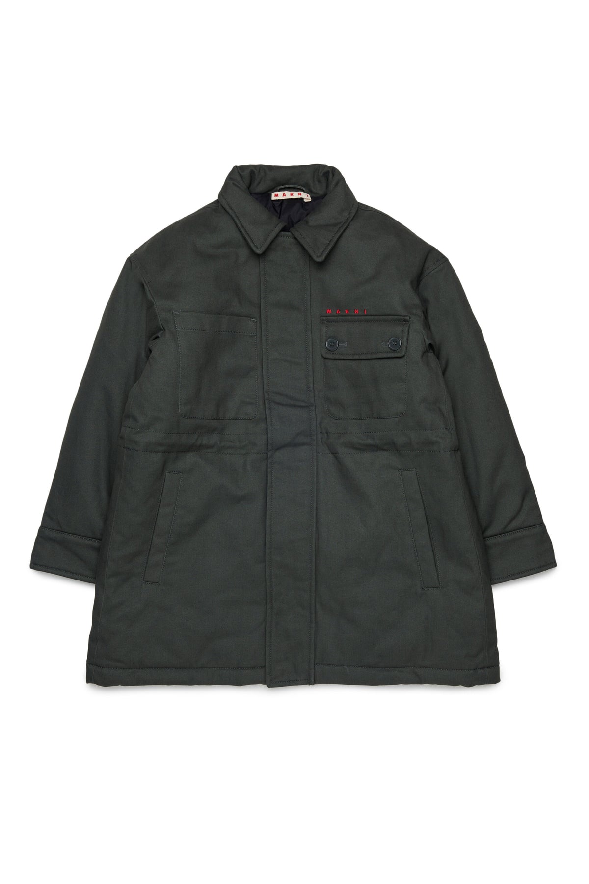 Parka avec logo imprimé