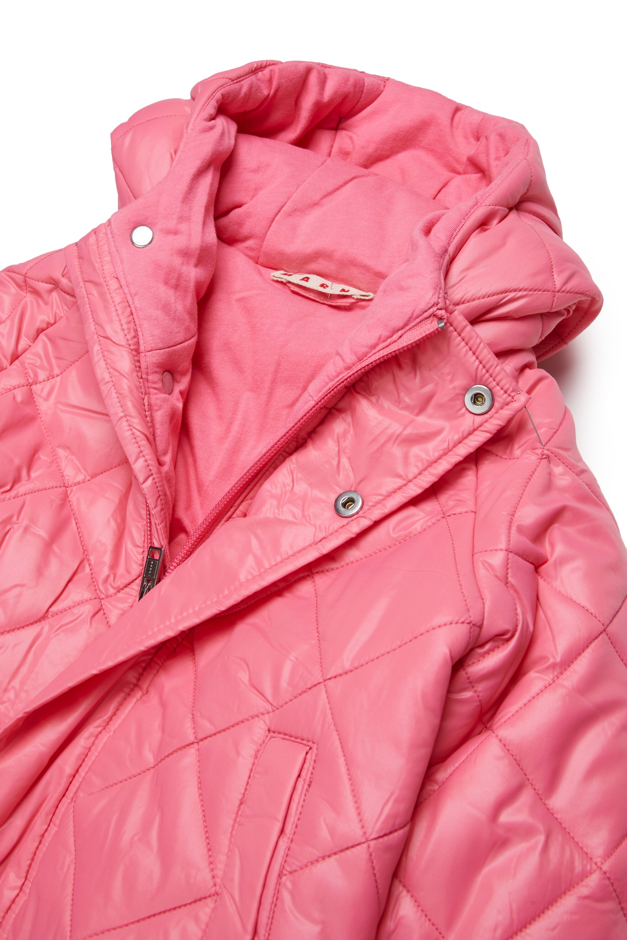 Gefütterte Jacke mit aufgedrucktem Logo