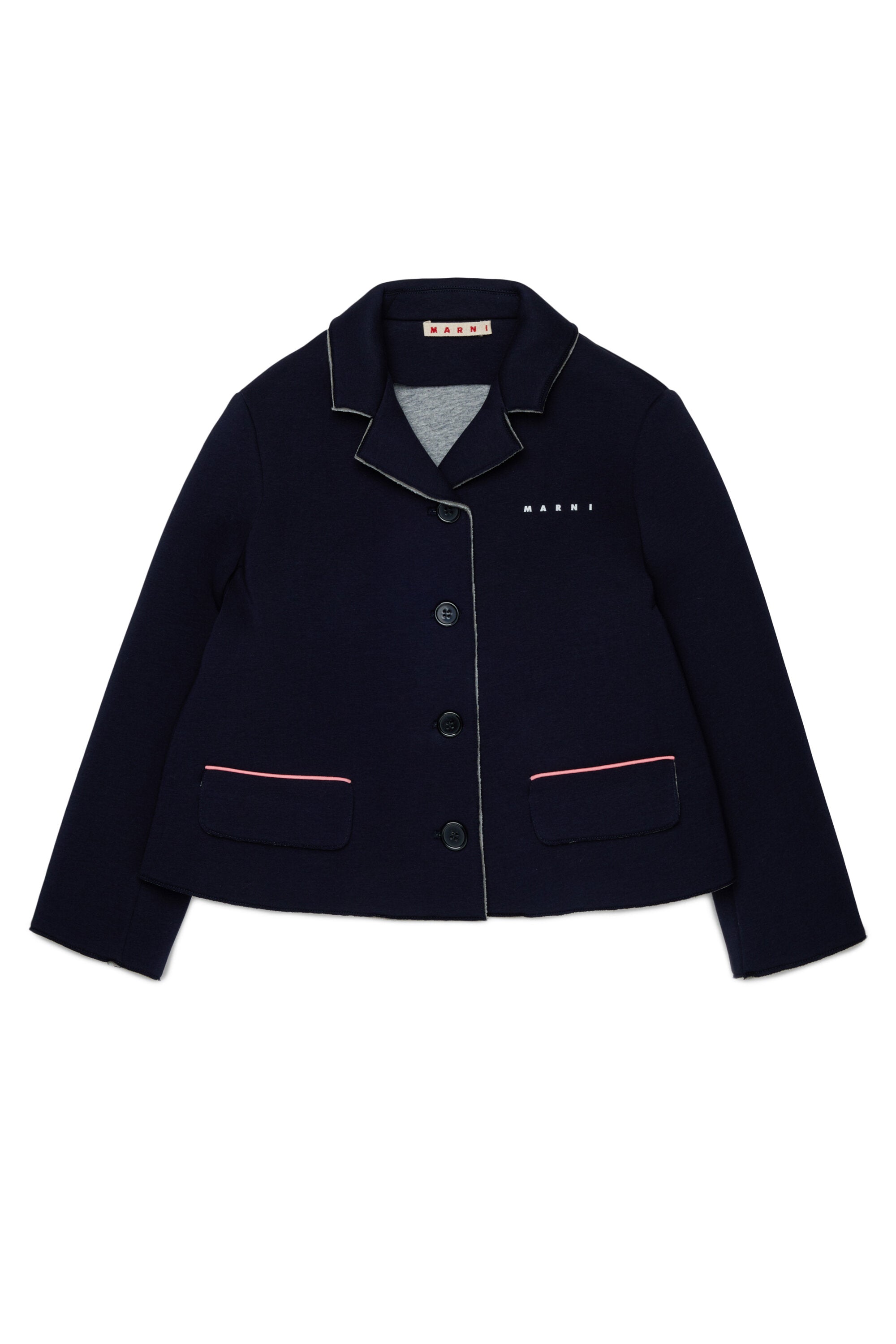 Blazer jacket with logo