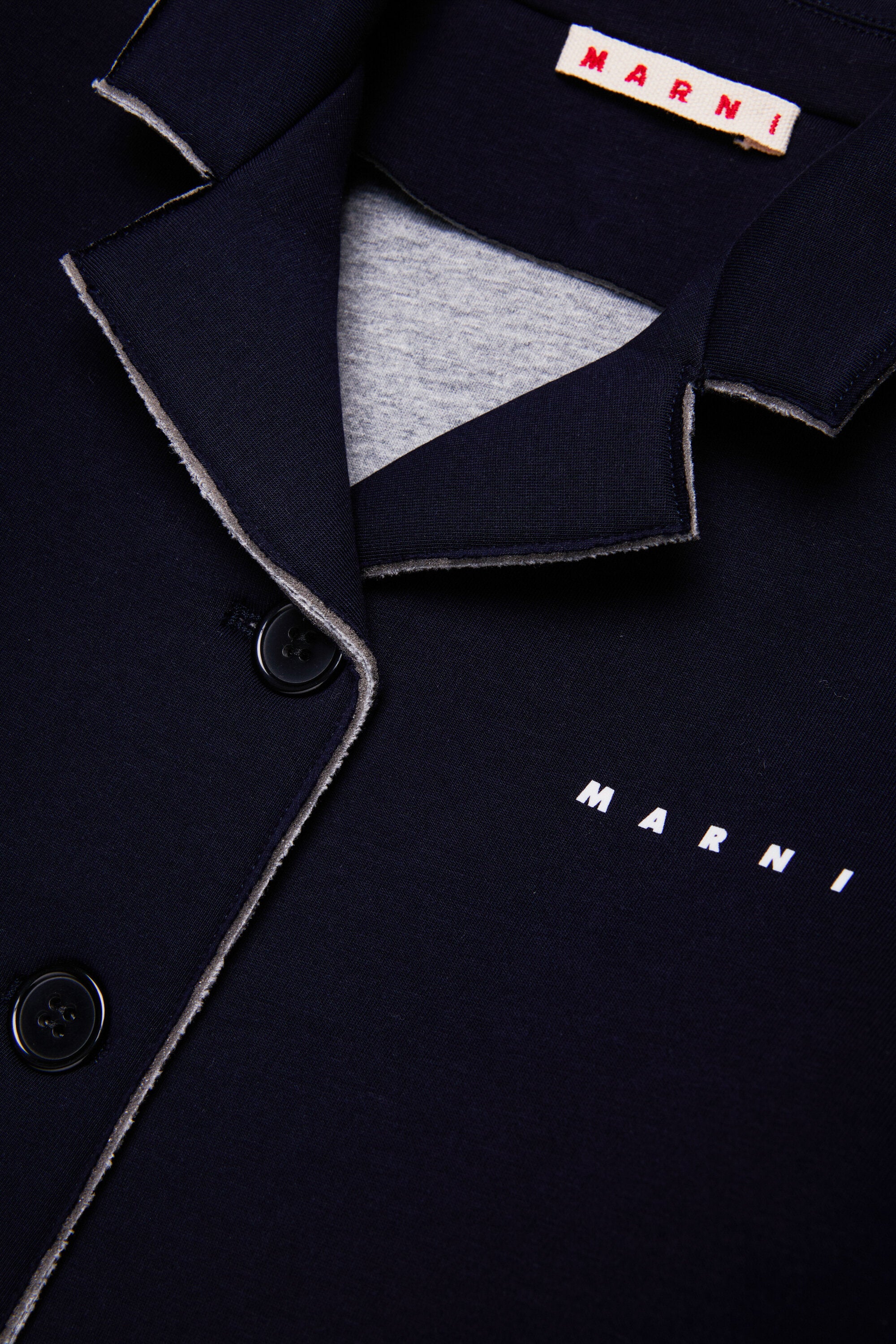 Blazer jacket with logo