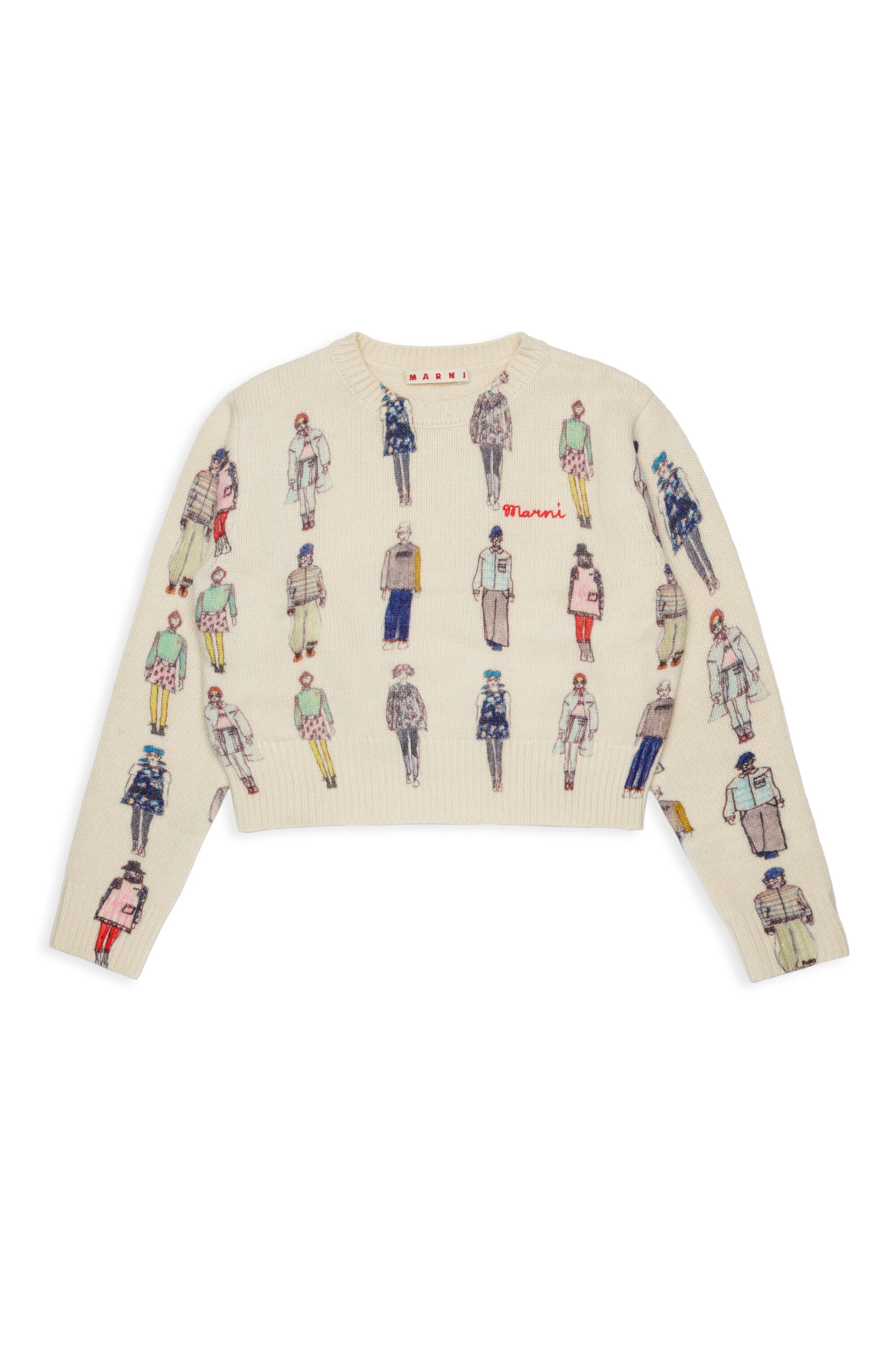 Pull ras du cou avec logo