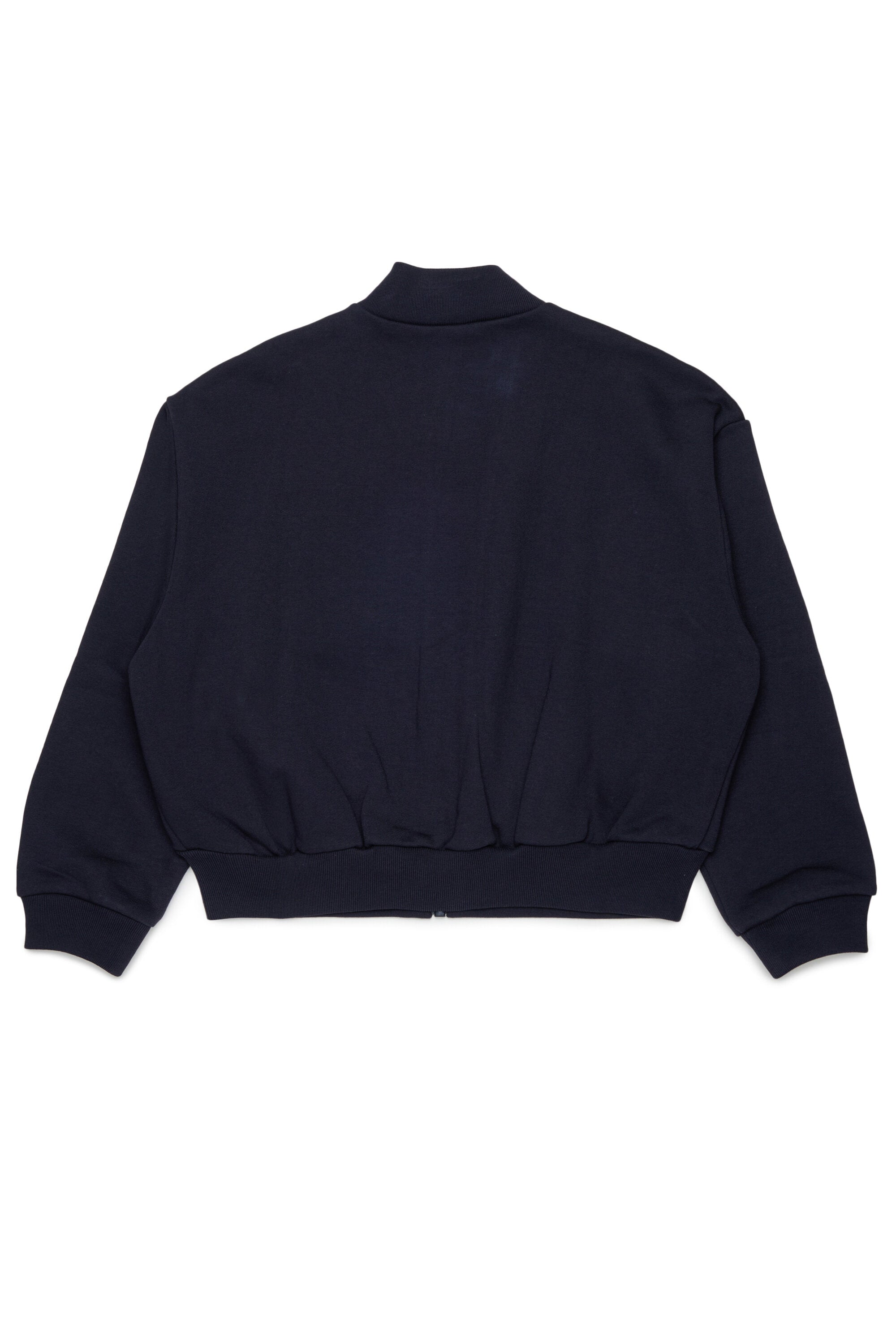 Zip-up sweatshirt with logo