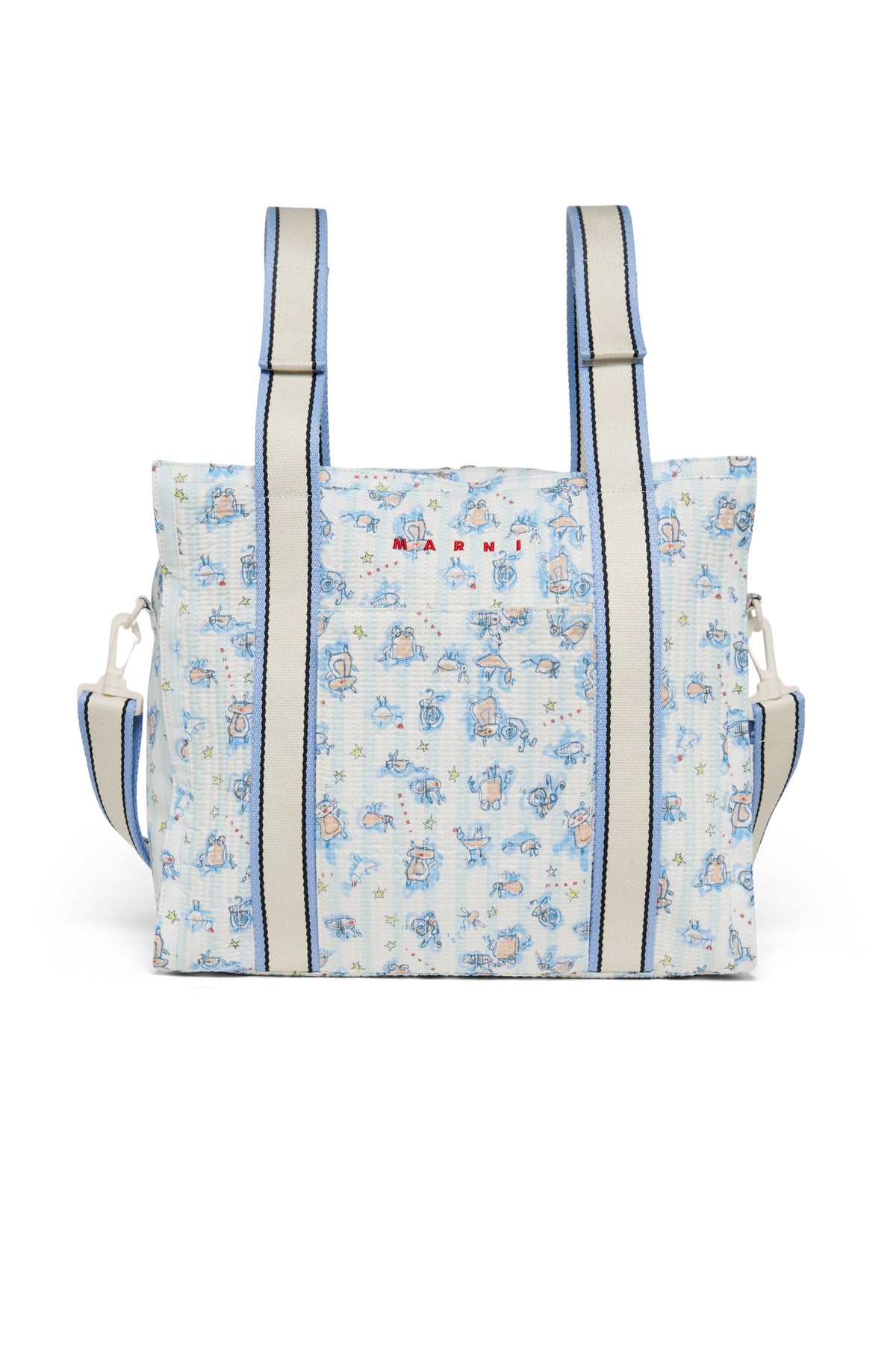 Changing bag with allover print