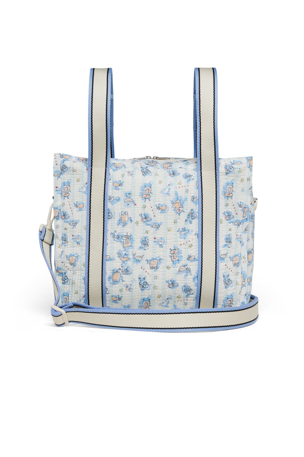 Borsa fasciatoio con fantasia allover