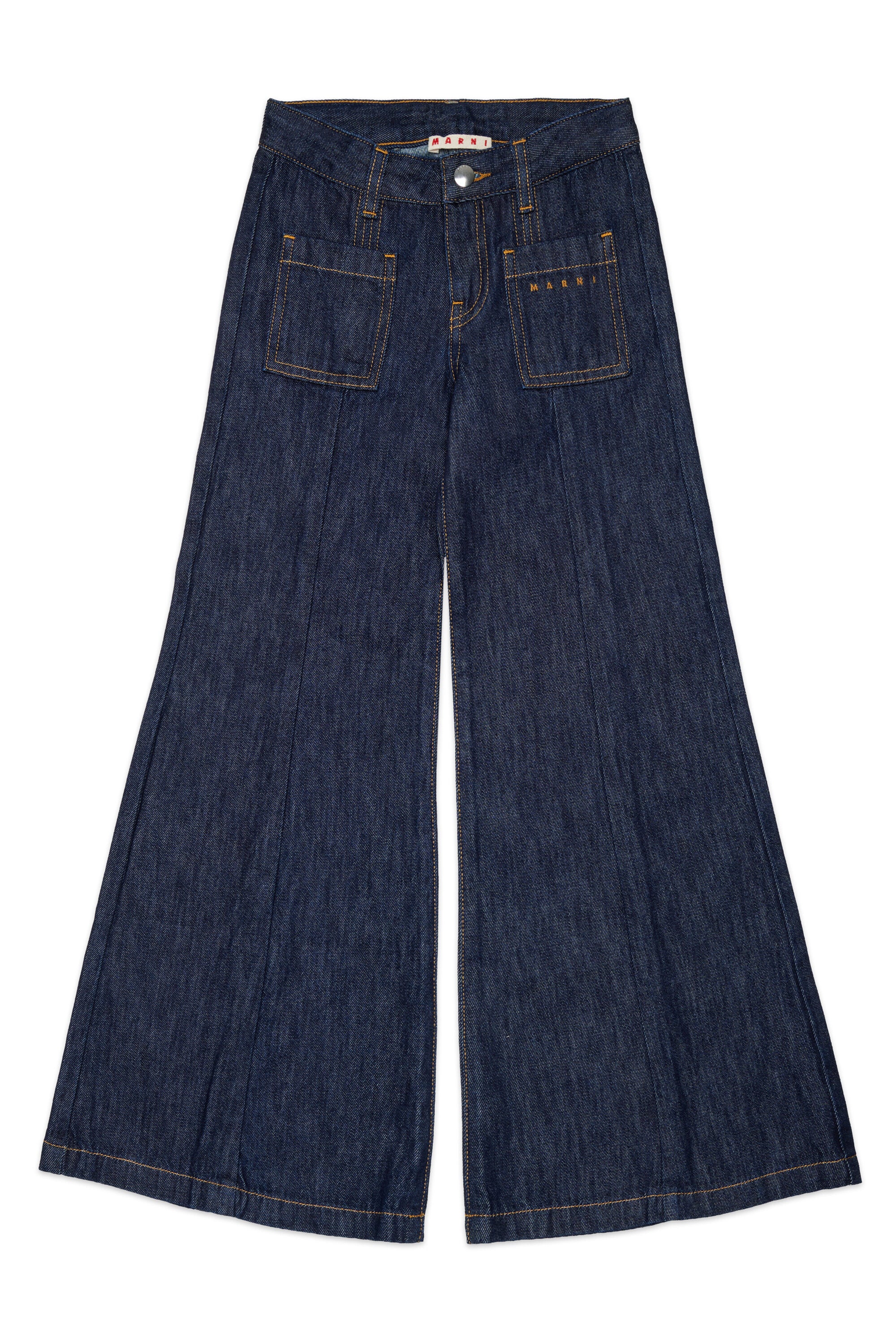 Medium blue flare fit jeans
