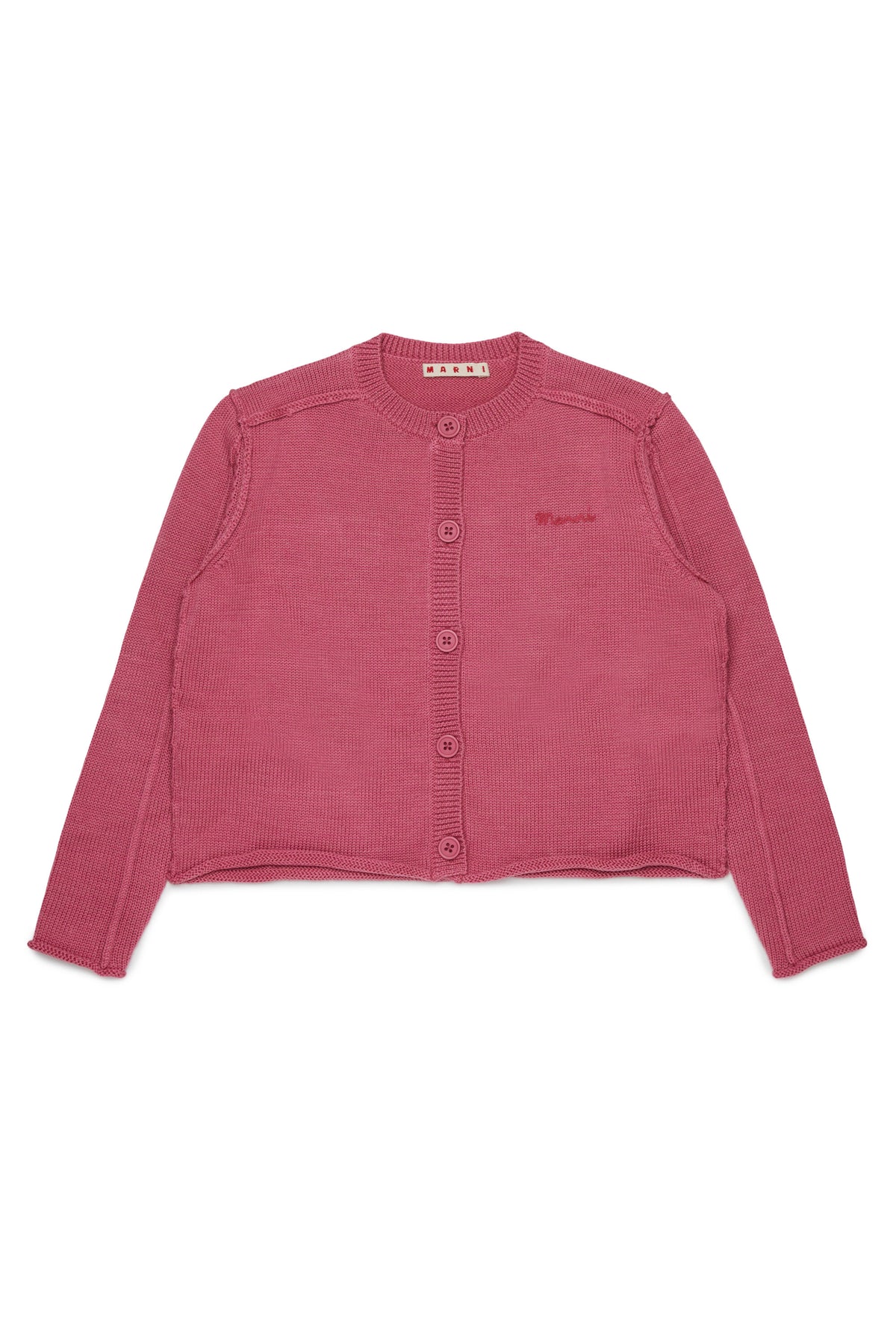 Cardigan en maille avec logo
