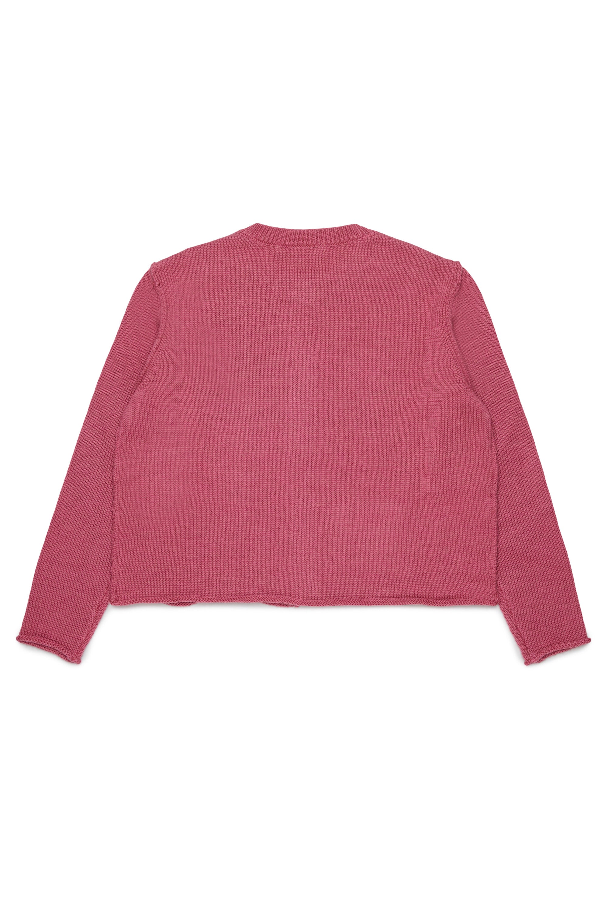 Cardigan in maglia con logo