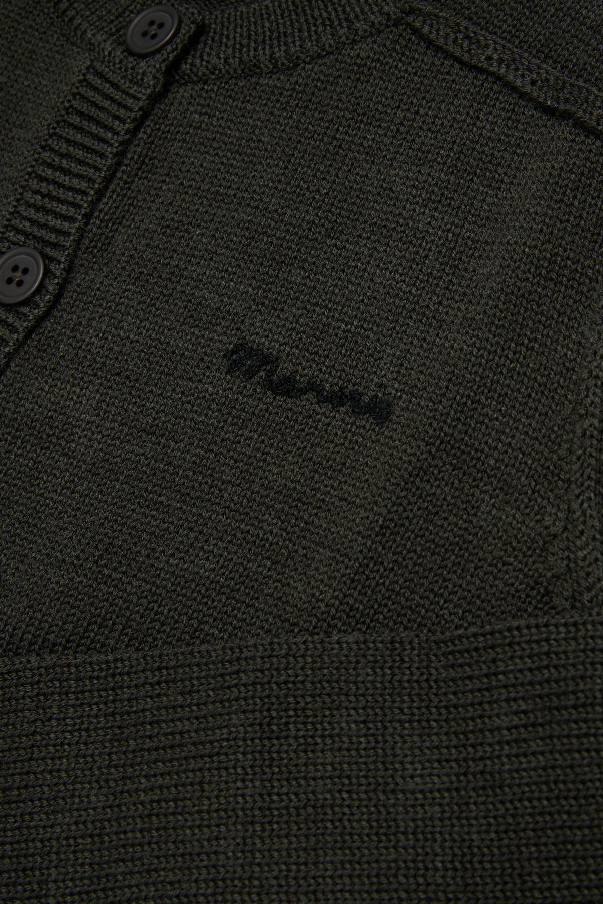 Cardigan en maille avec logo