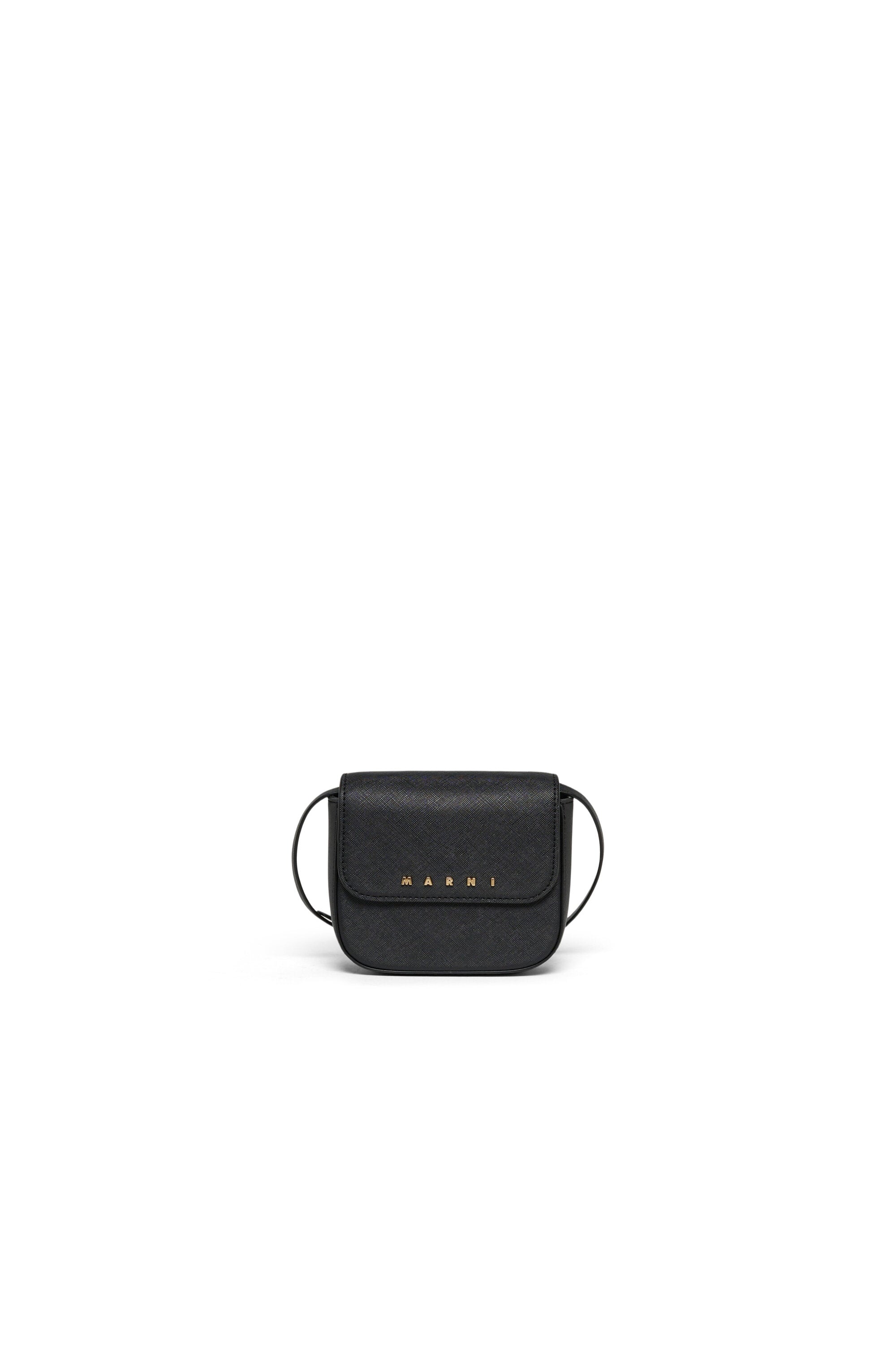 Punk crossbody bag with front flap