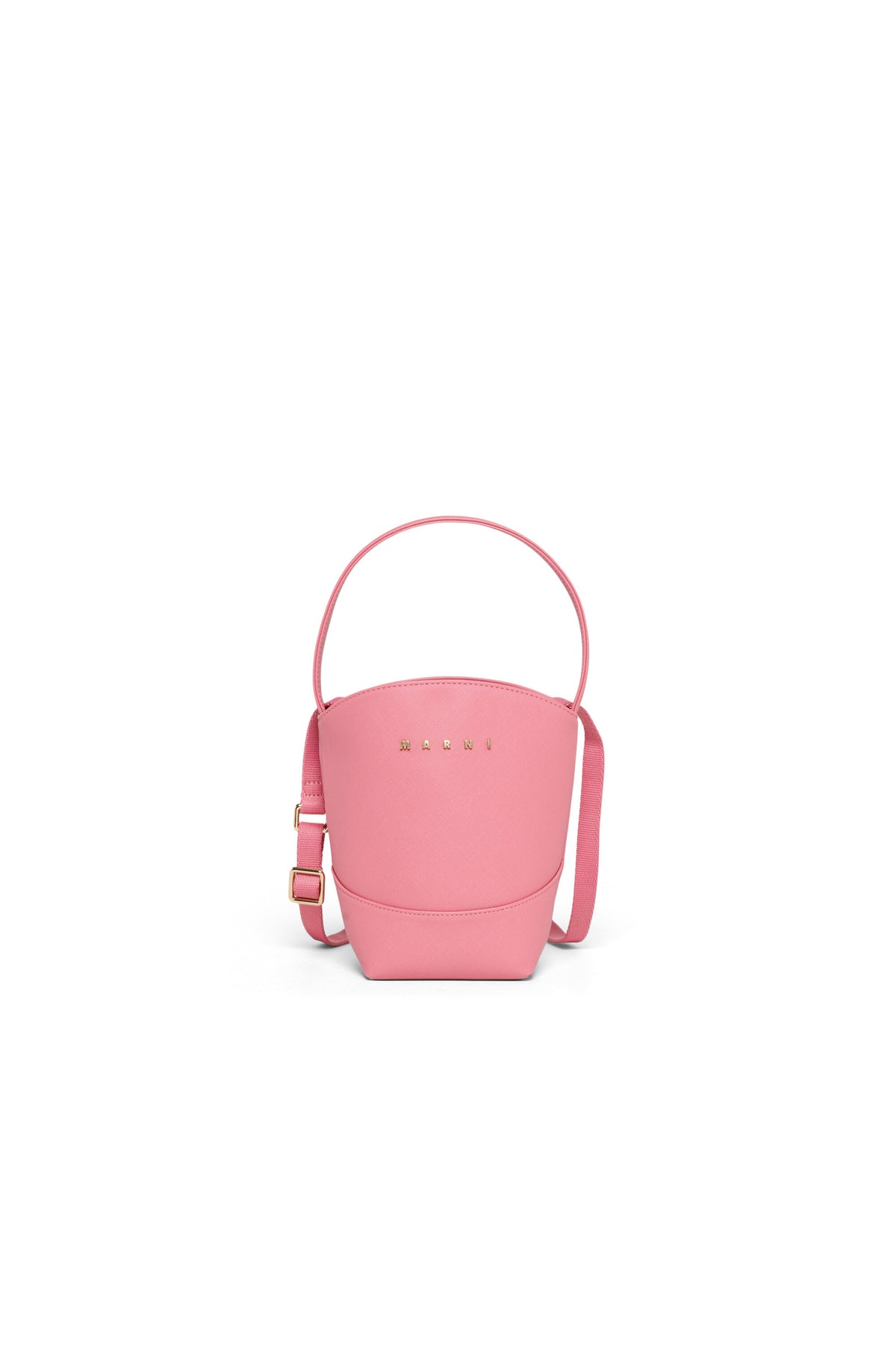 Flower basket crossbody bag with logo