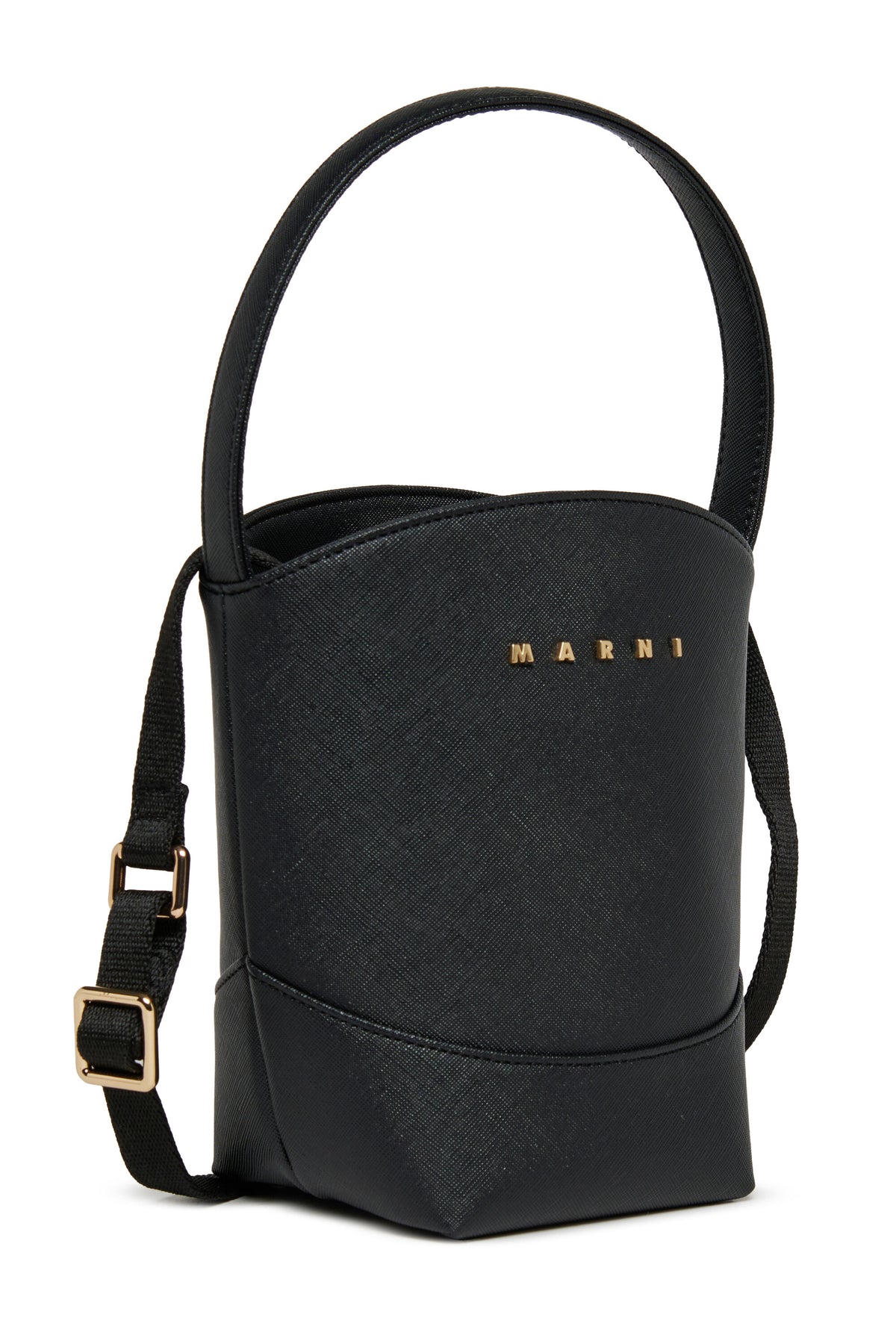 Flower basket crossbody bag with logo