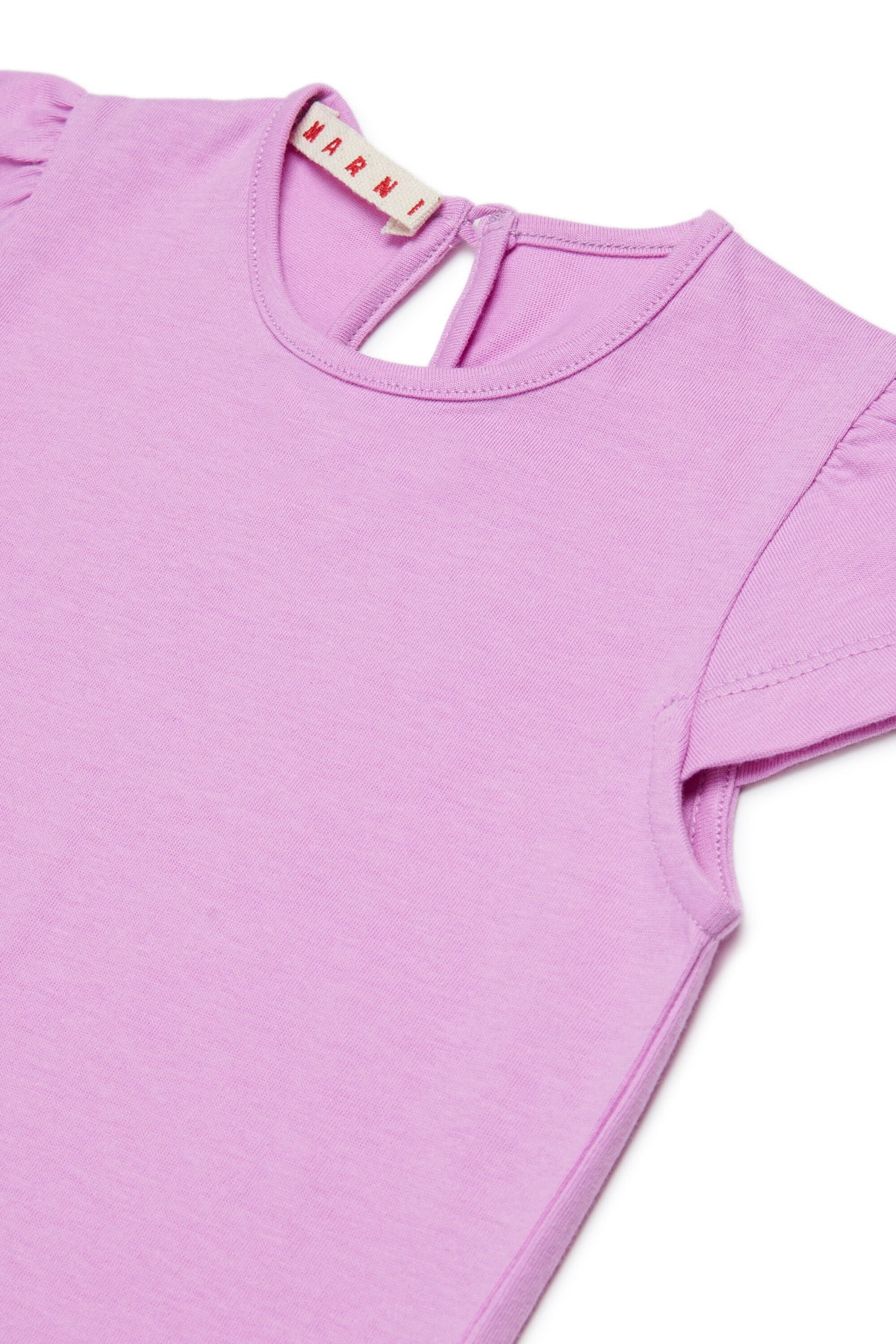 T-shirt with embroidered logo on hem