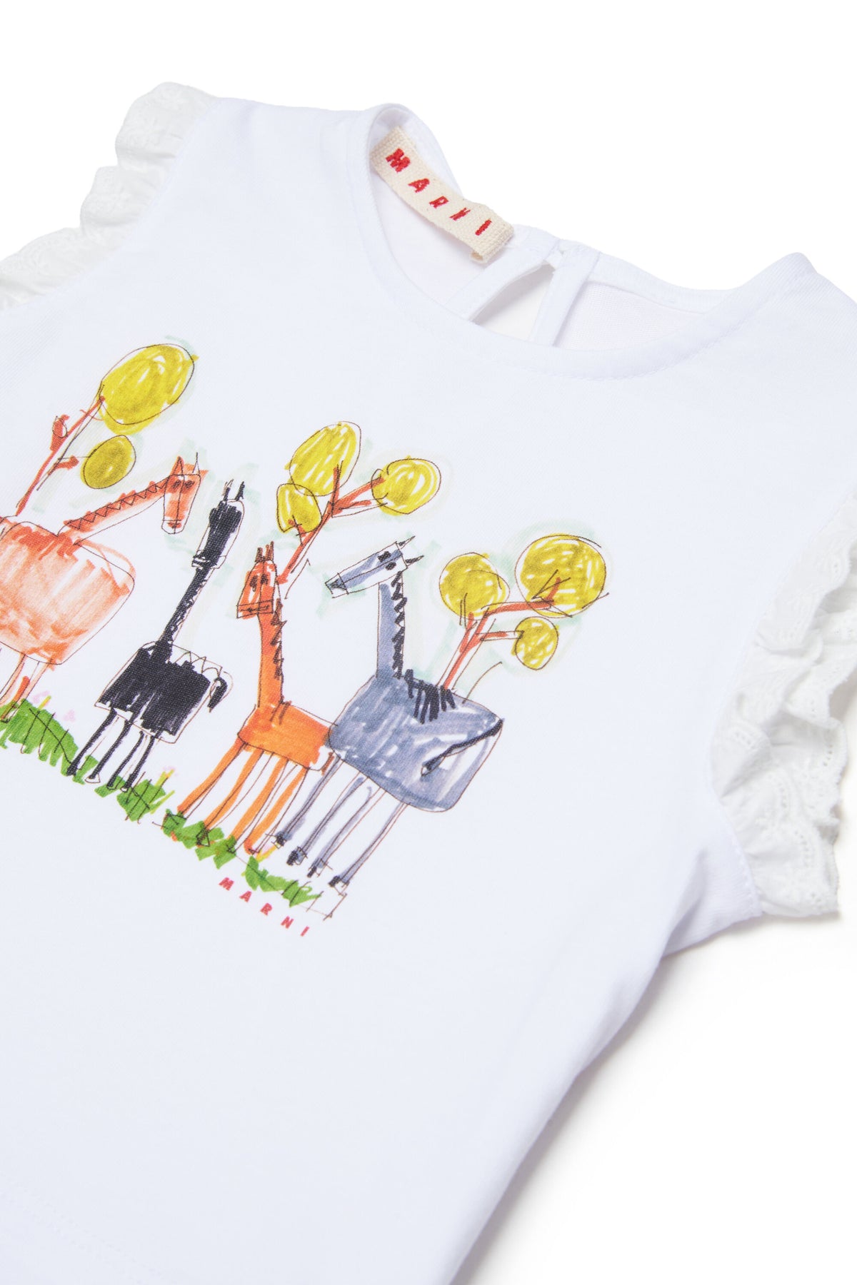 Set top e pantaloncini con pizzo