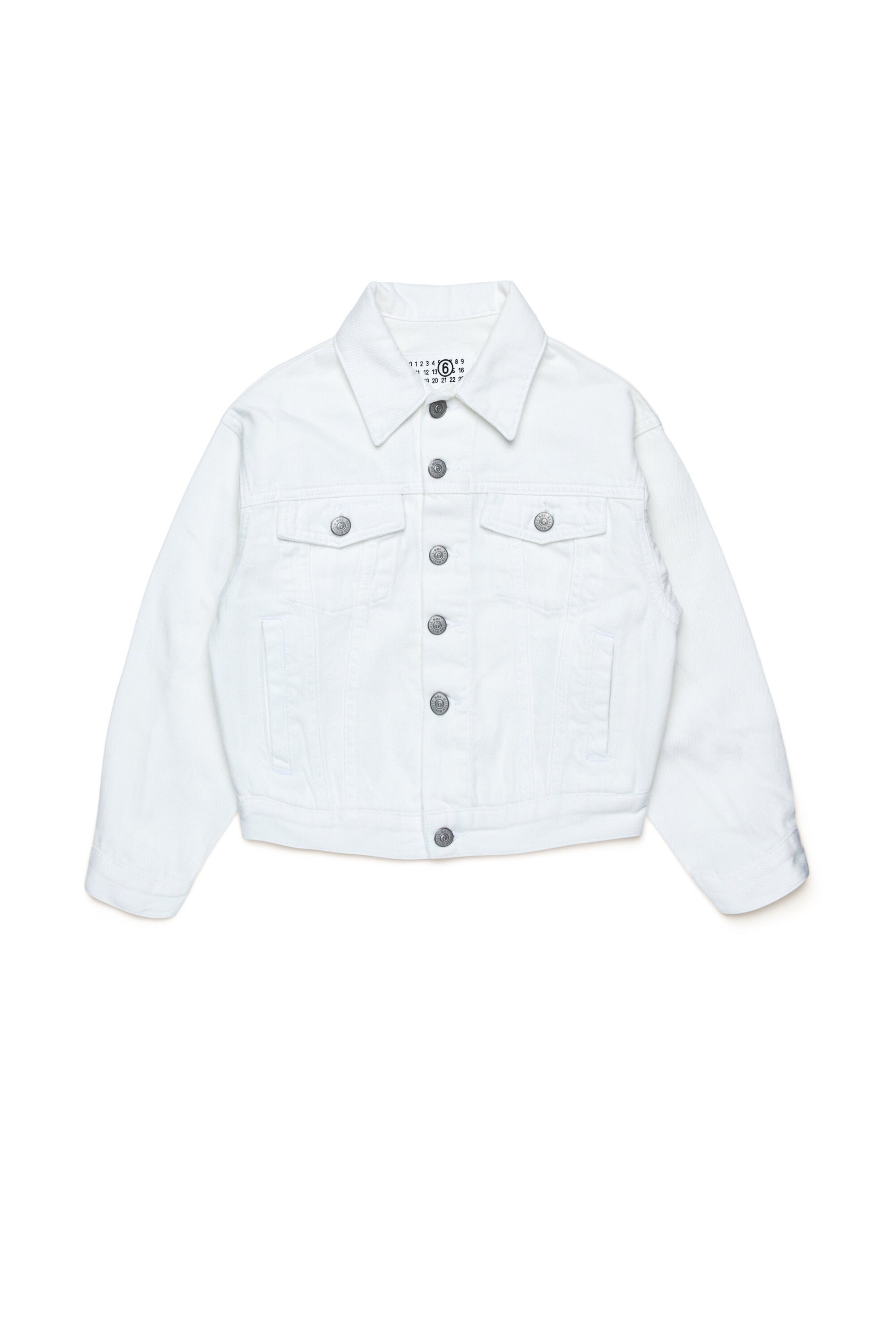 Veste en jeans blanc de la marque