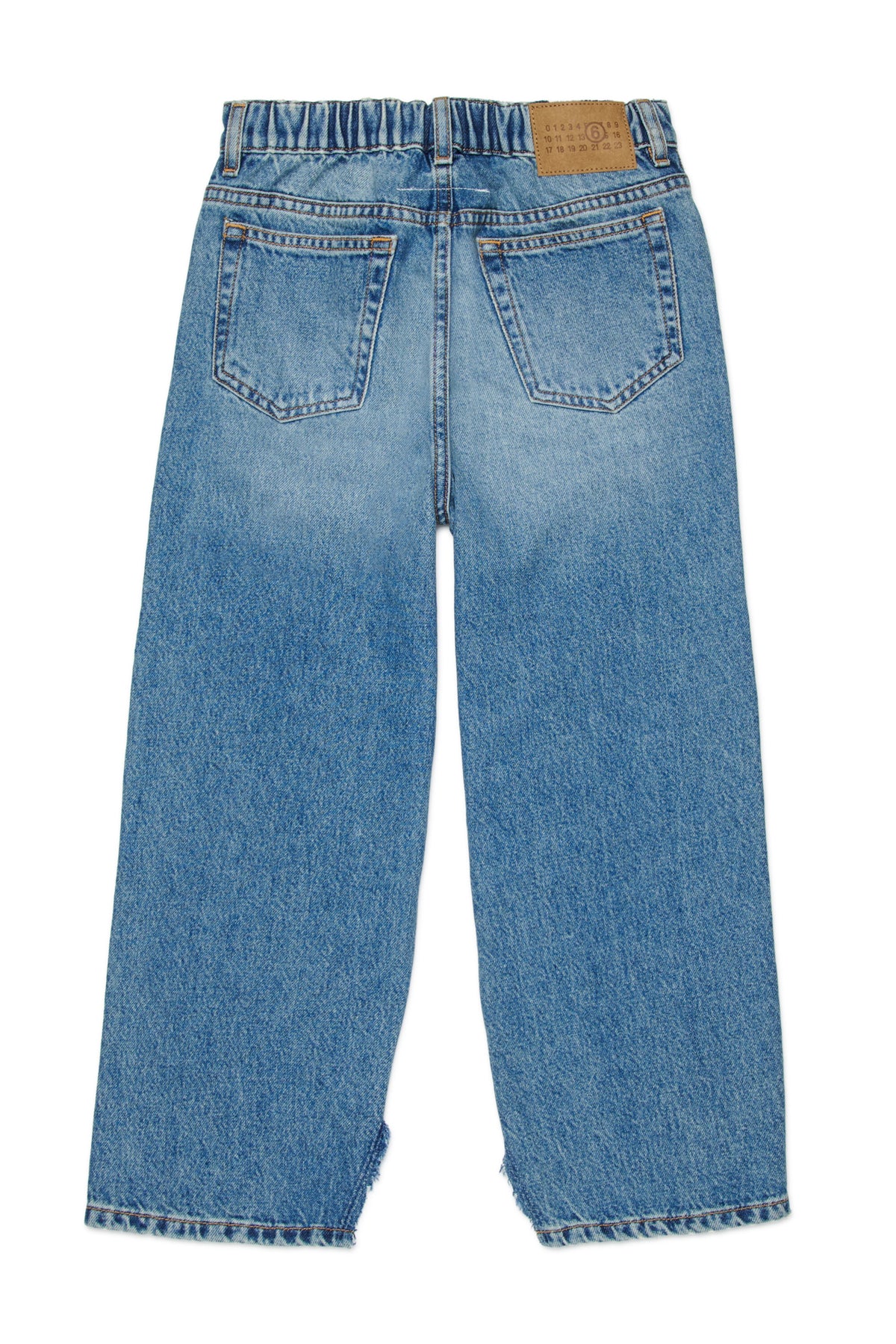 Jeans regular lavado azul claro