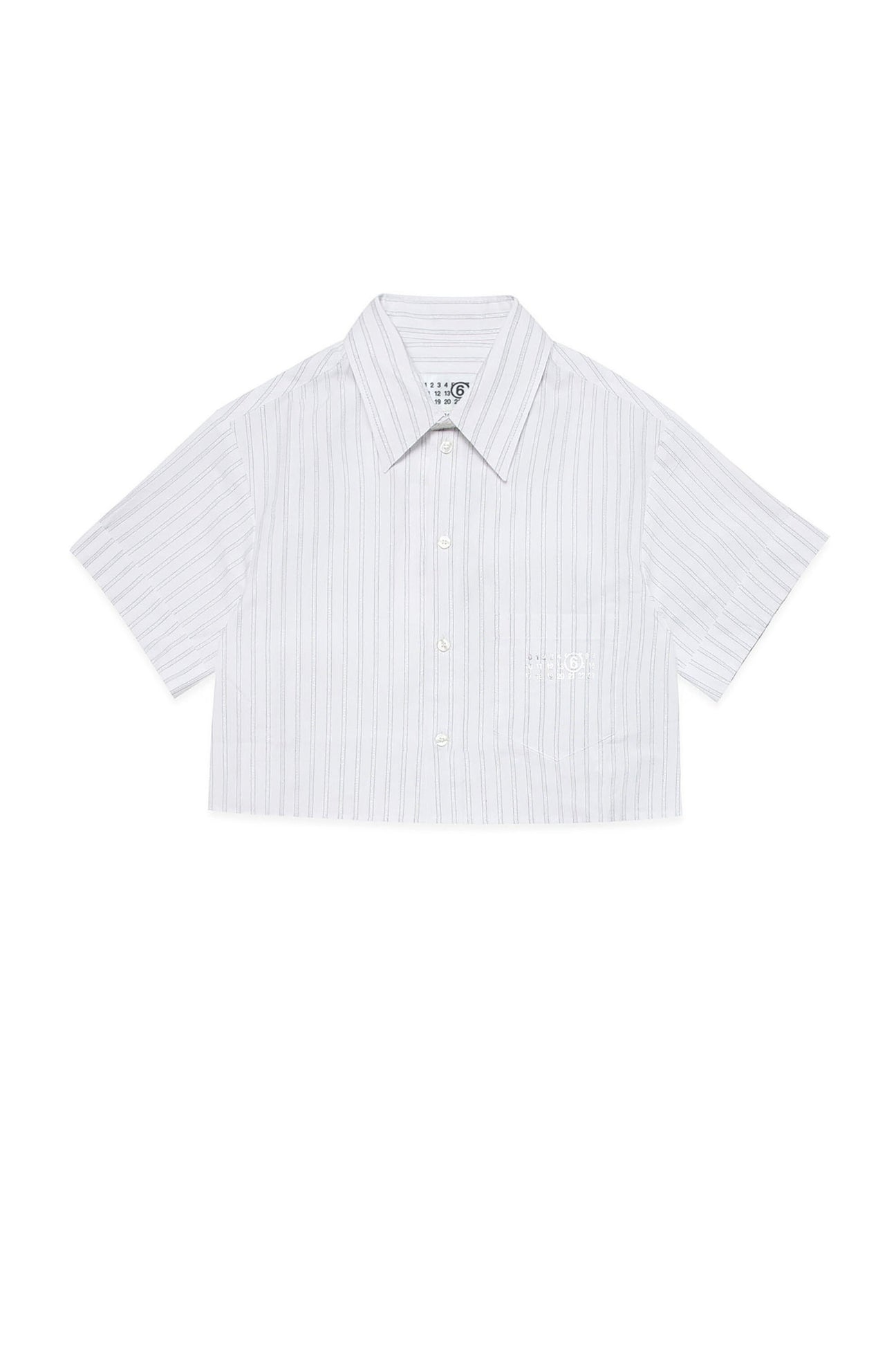 Formal striped cropped shirt Formal striped cropped shirt