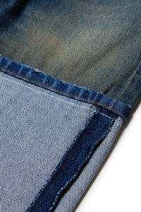 Jeans sfumato re-cut