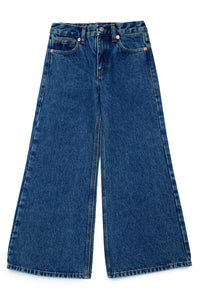 Jeans bootcut blu medio