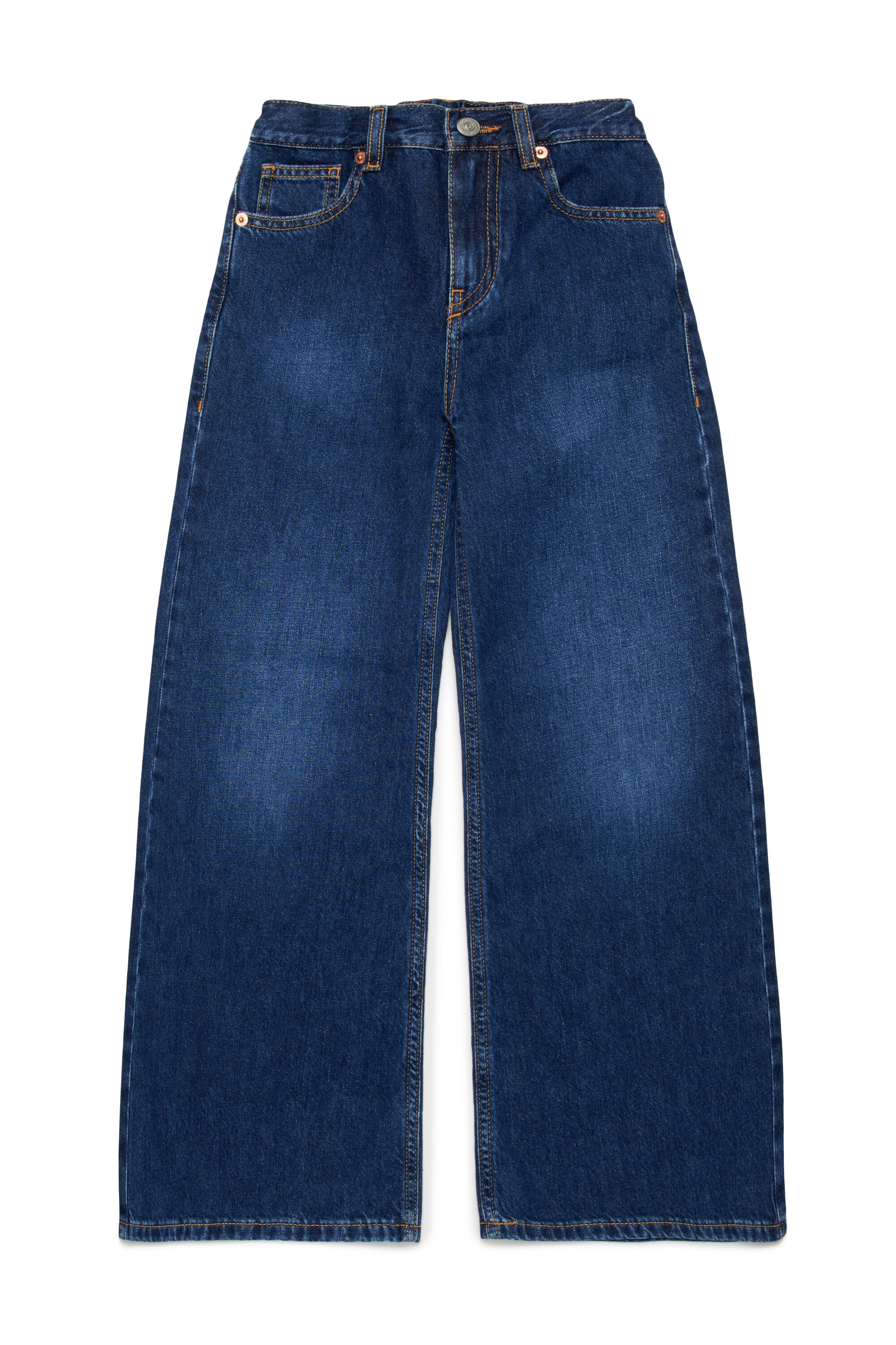 Mittelblau schattierte Jeans