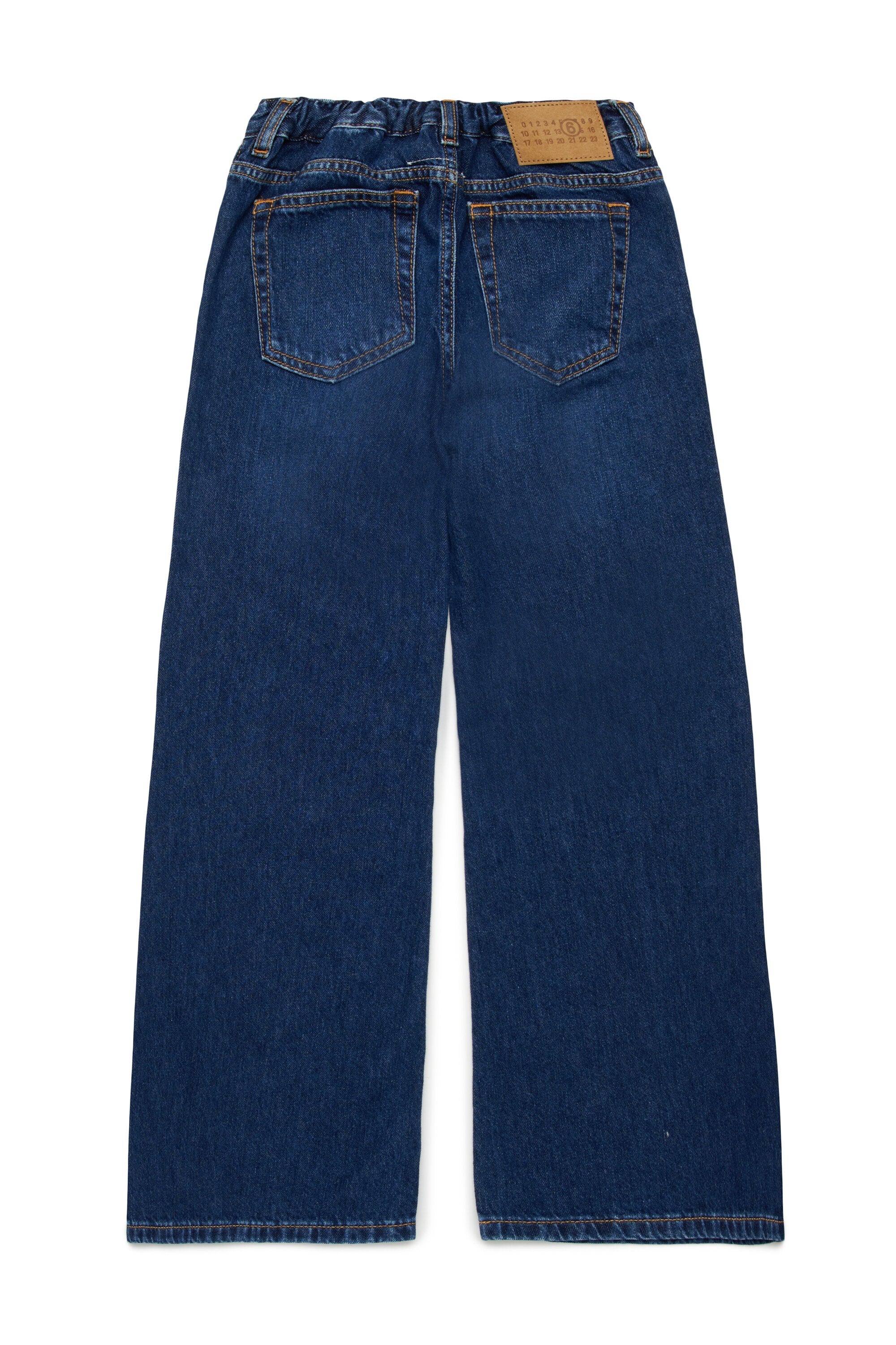 Mittelblau schattierte Jeans