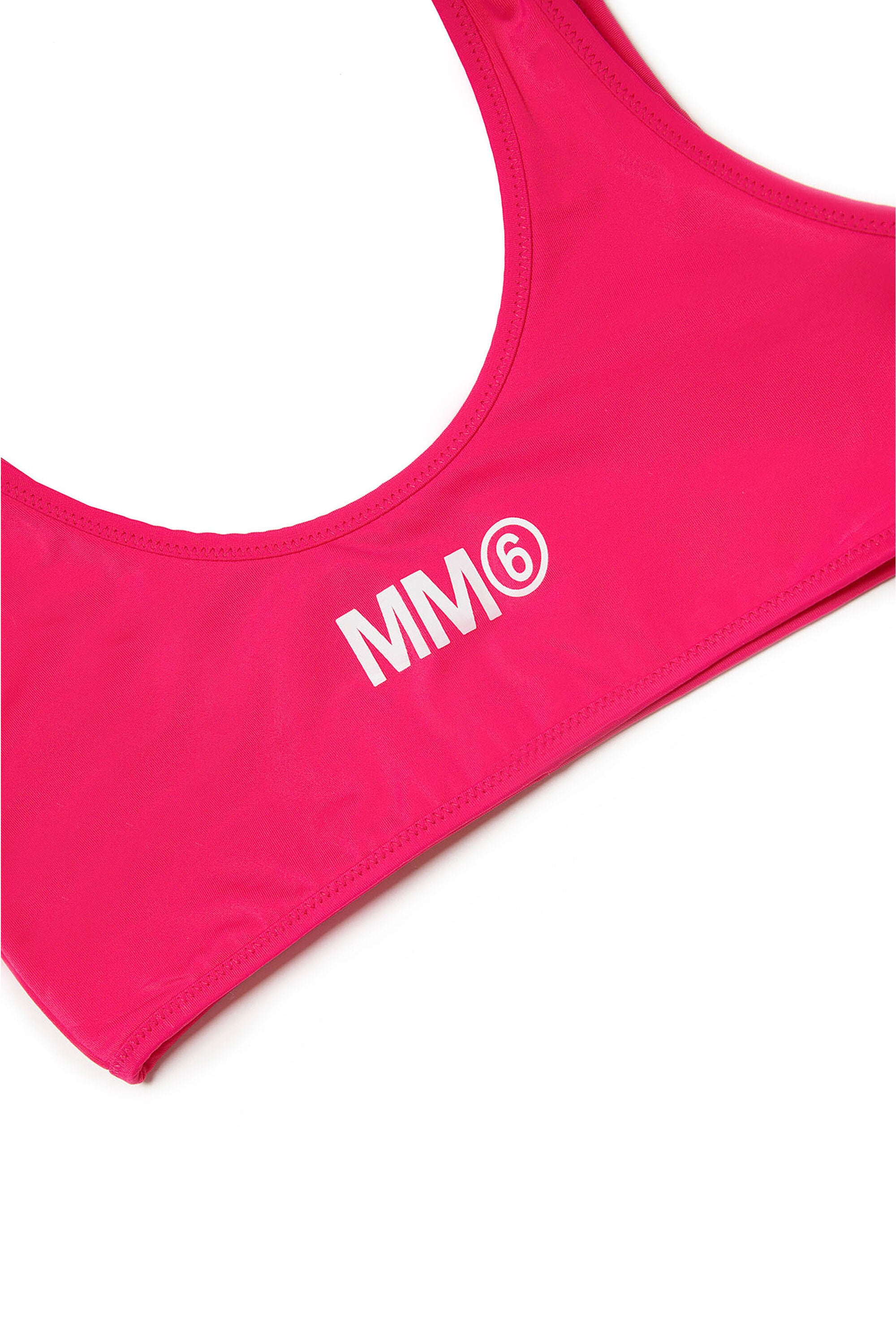 Bañador de licra con logotipo MM6