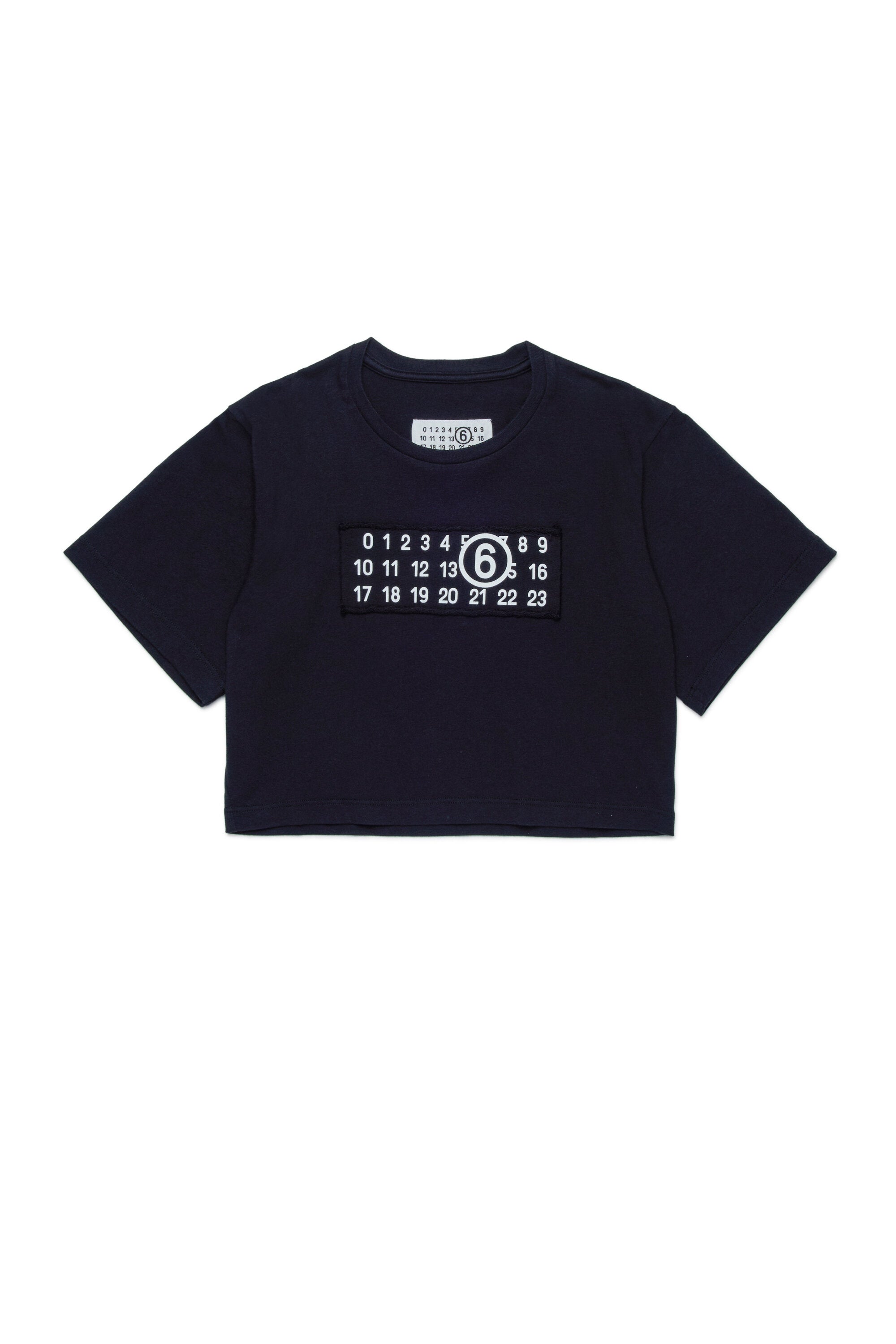 T-shirt cropped con numeric logo