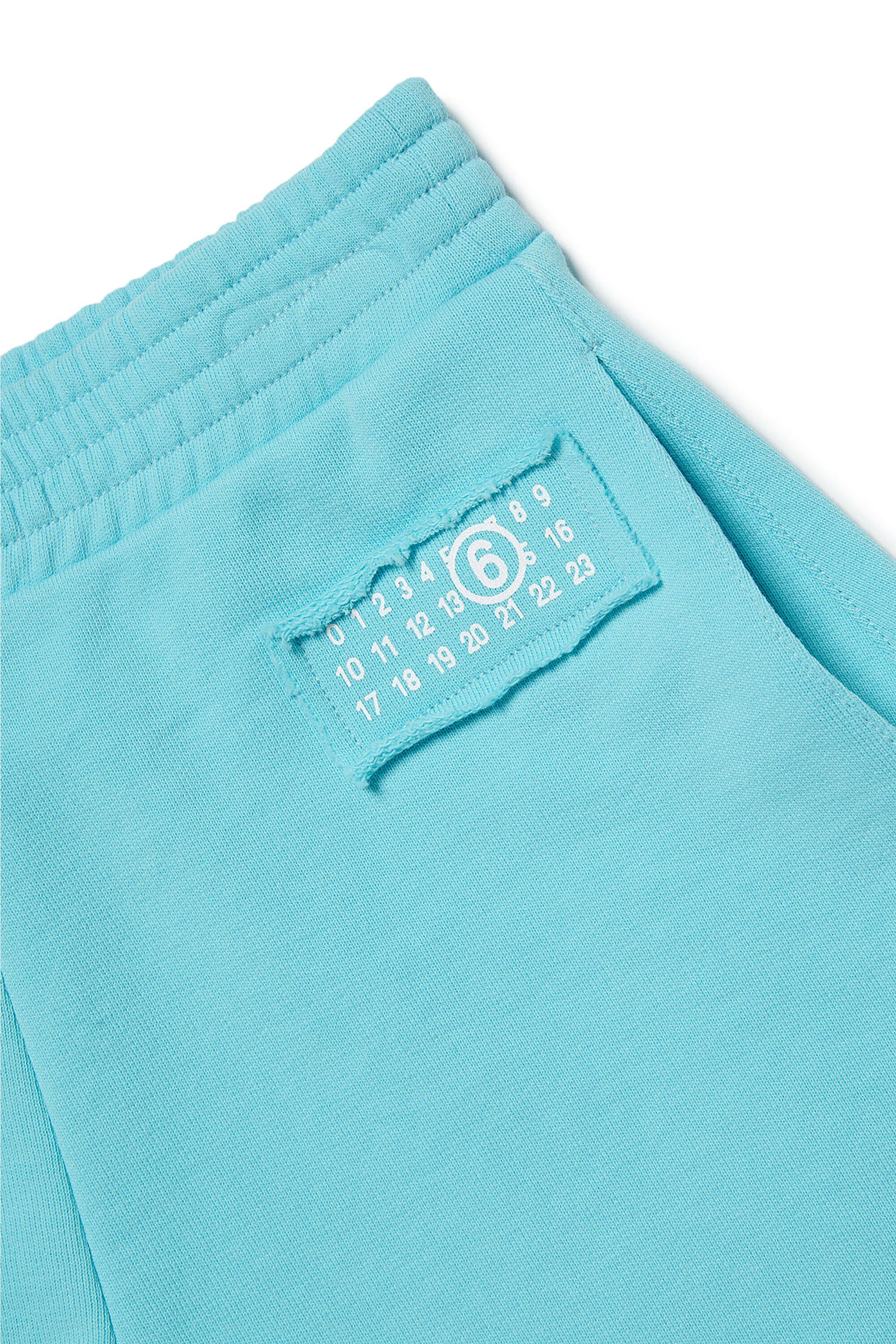 Shorts in felpa con numeric logo