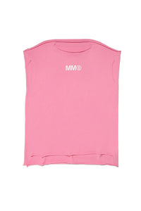 MM6 branded sleeveless cover-up dress