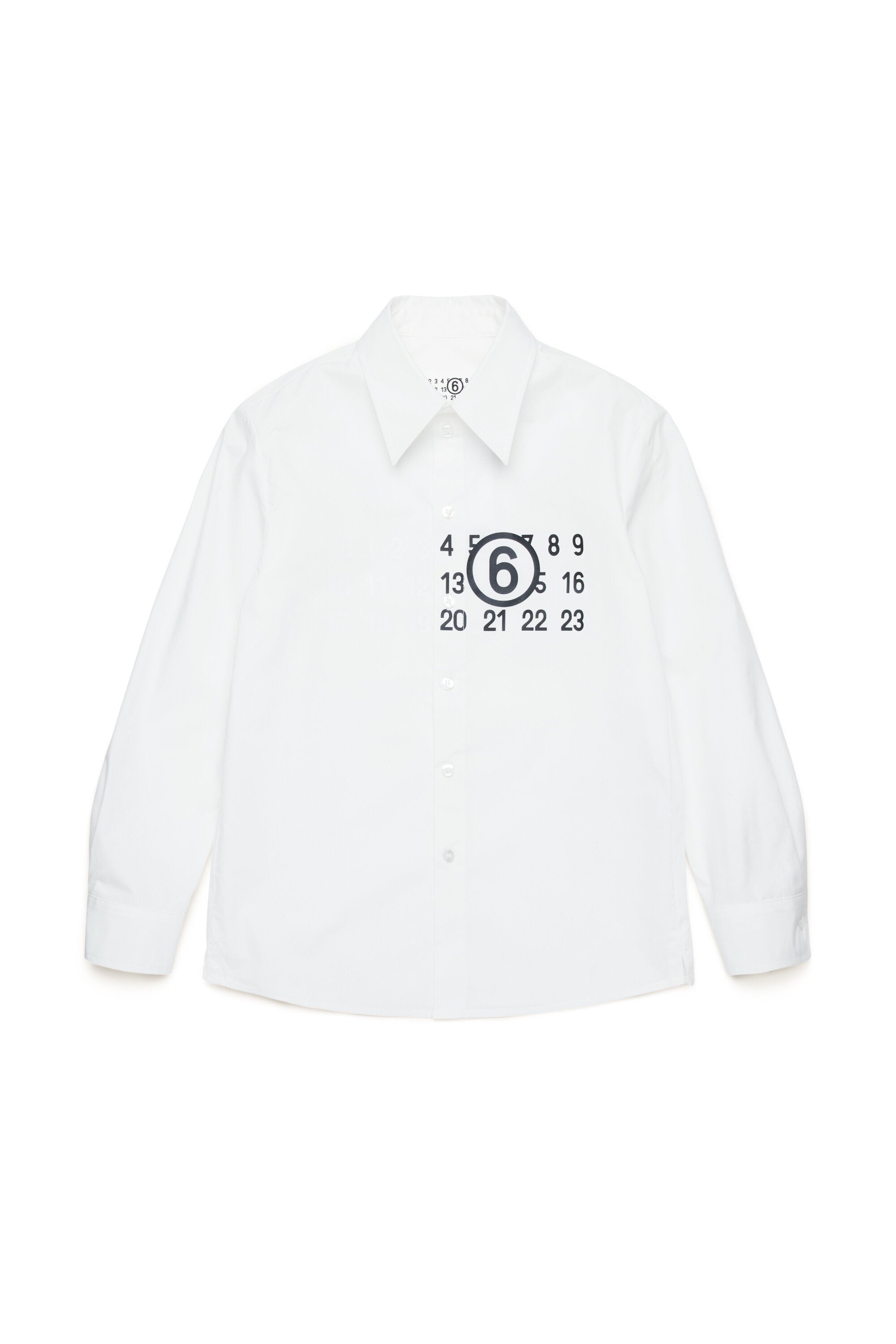 Camisa de popelín con logo Numeric