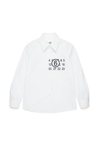 Camicia in popeline con Numeric logo