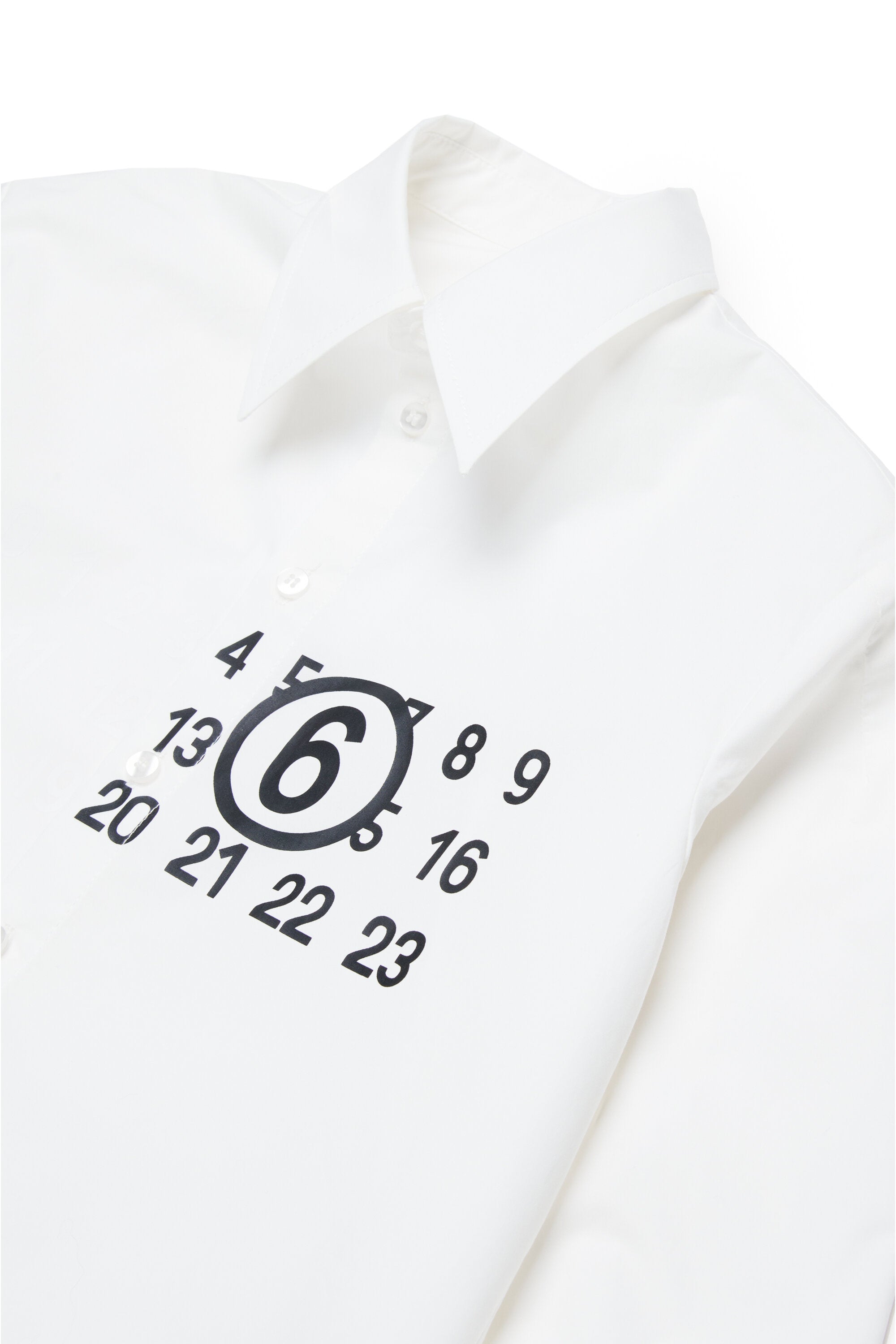 Camisa de popelín con logo Numeric