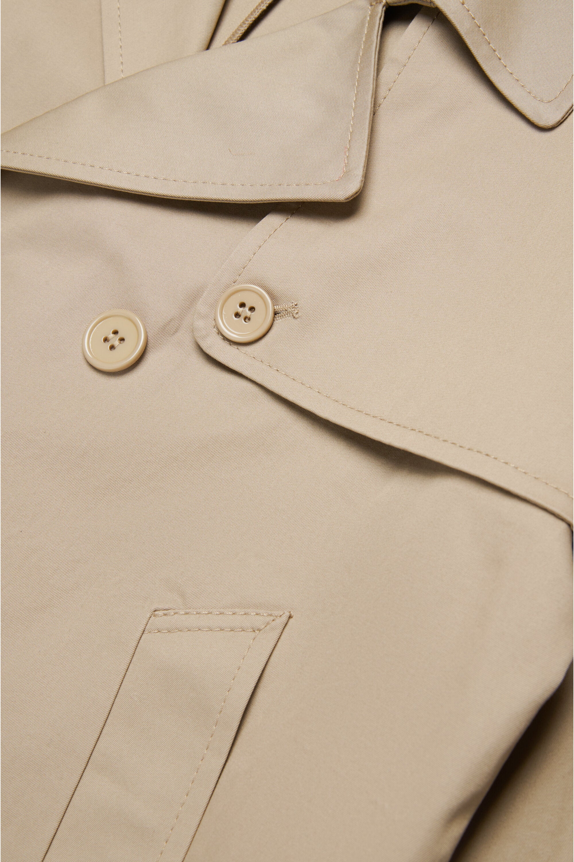 Giacca trench doppiopetto re-cut