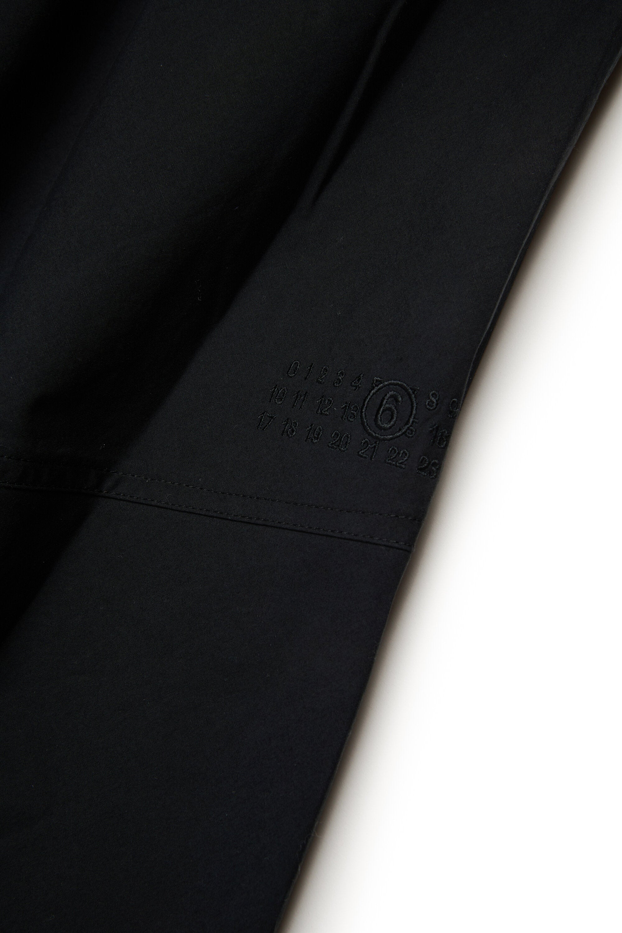 Poplin dress with ruffles