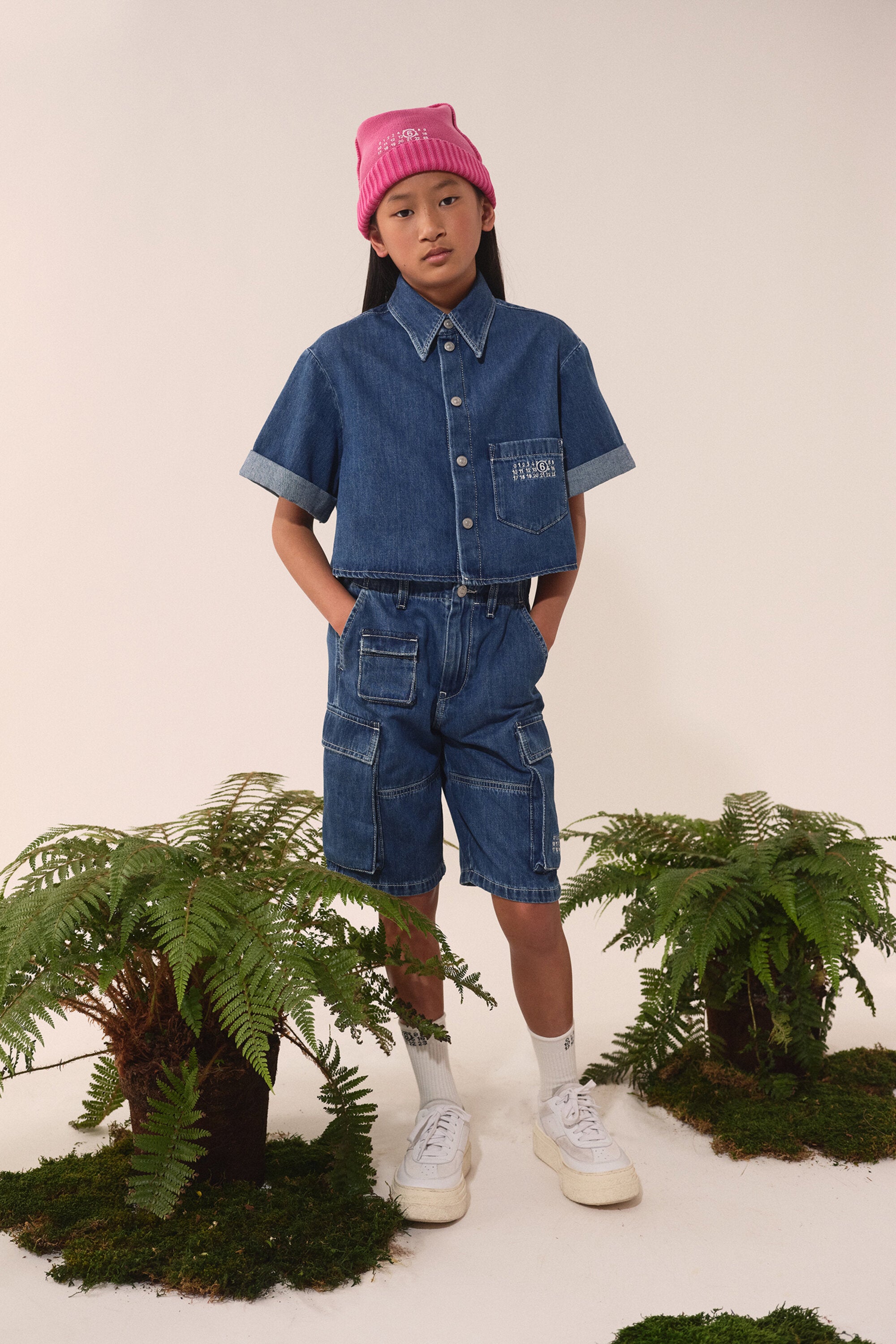 MM6 teen's denim shirt | BRAVE KID