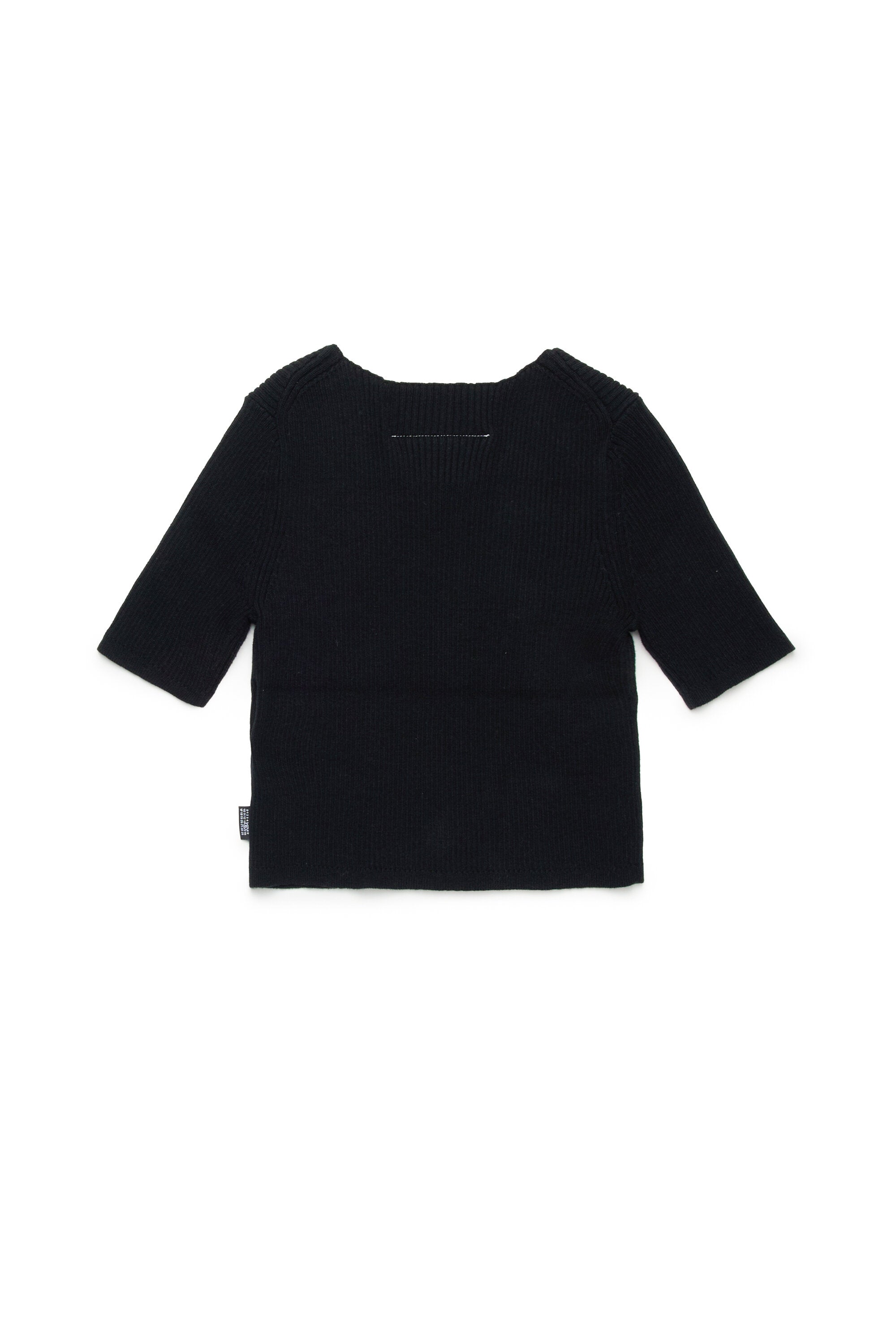 Top in maglia a costine