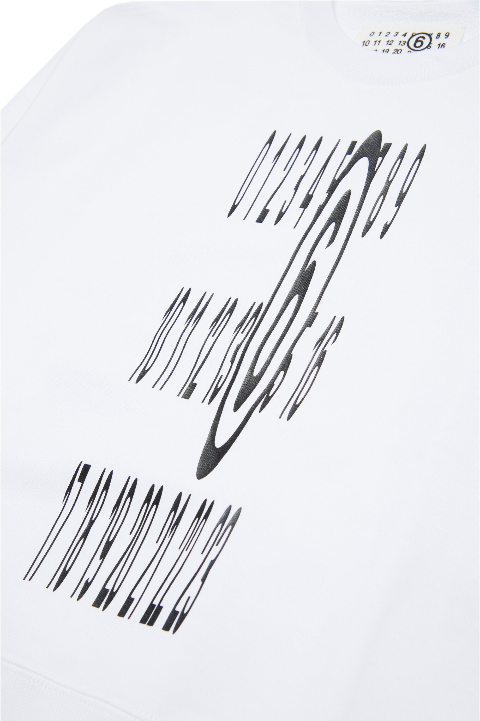 Felpa girocollo con Stretched logo