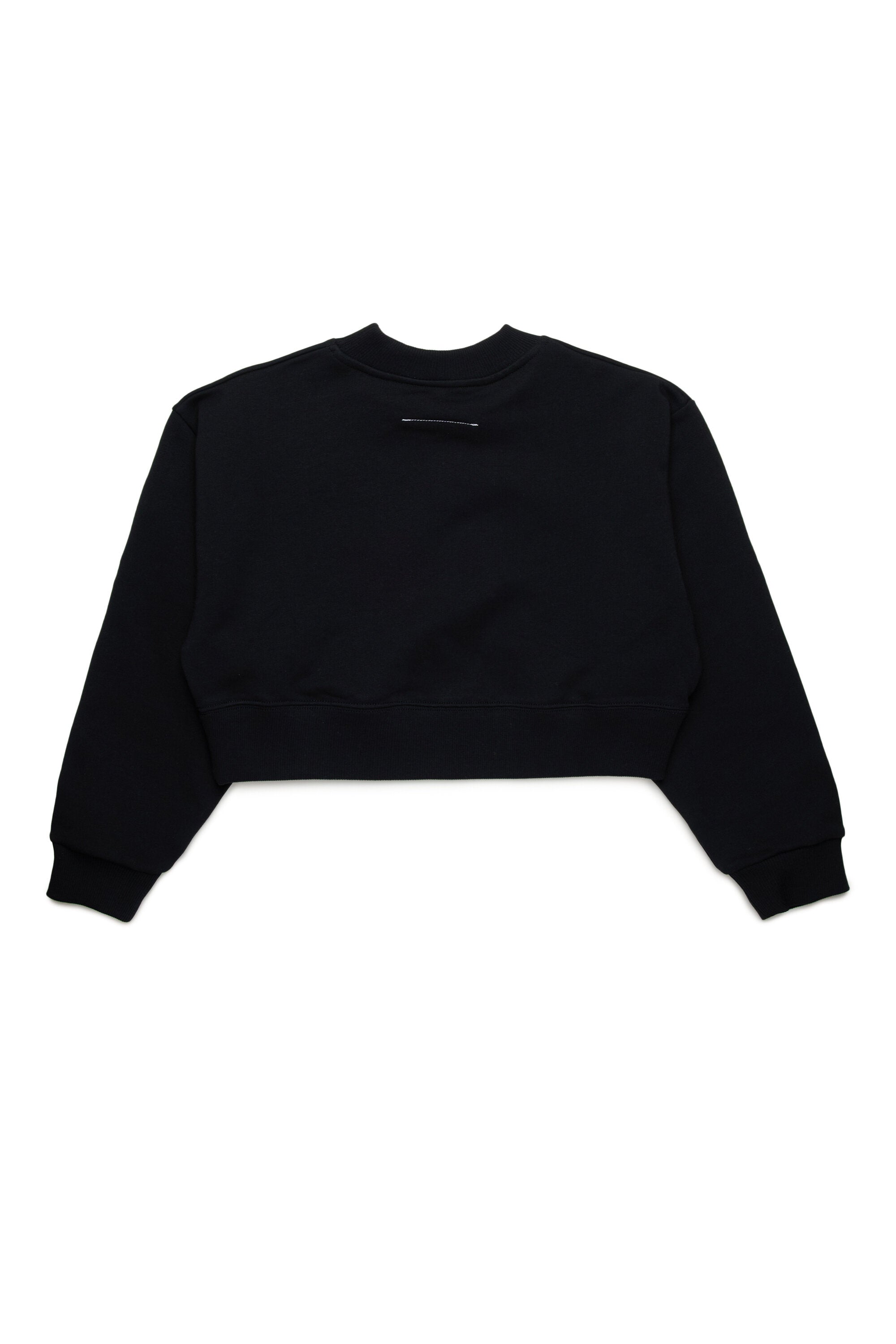 Felpa girocollo con grafica Happy Star