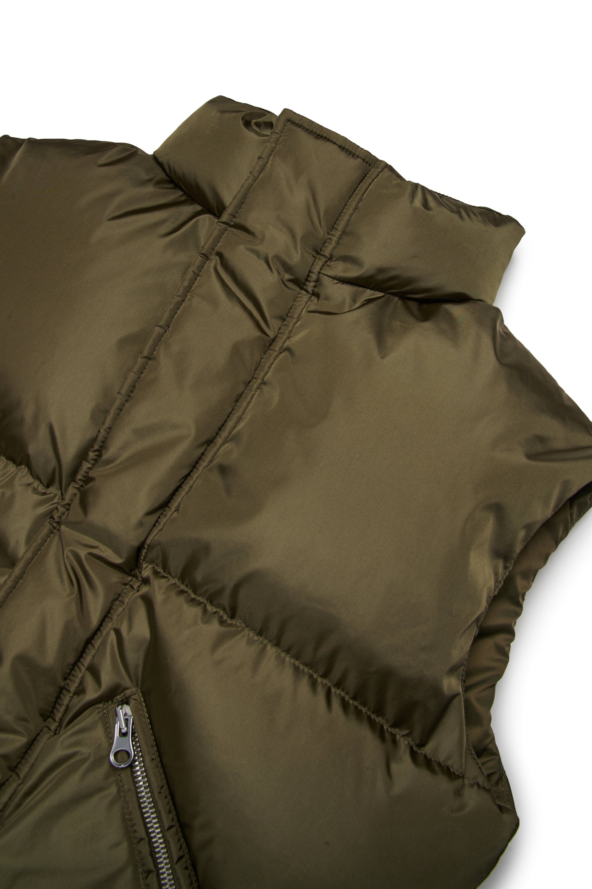 Chaleco acolchado con cremallera