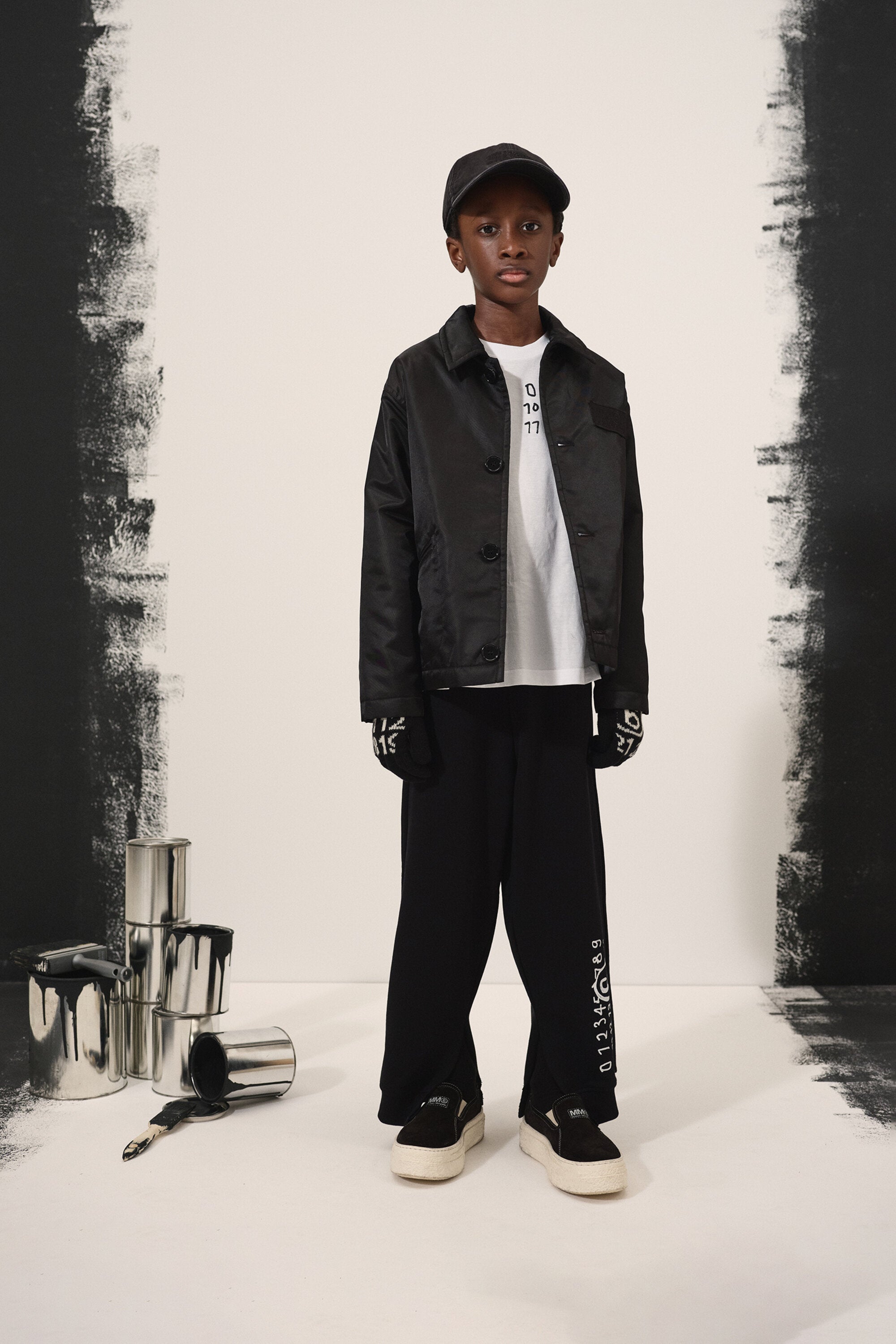 Chaqueta de sarga con parche